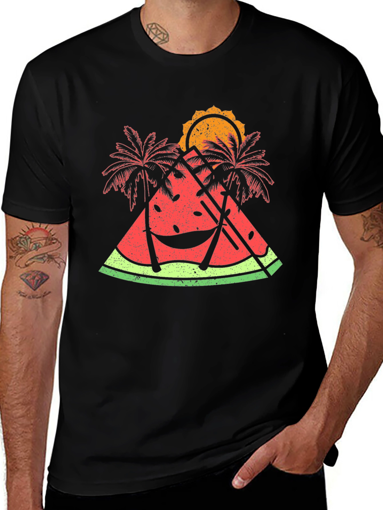 Variant 17 of Tropical Watermelon Graphic Tee