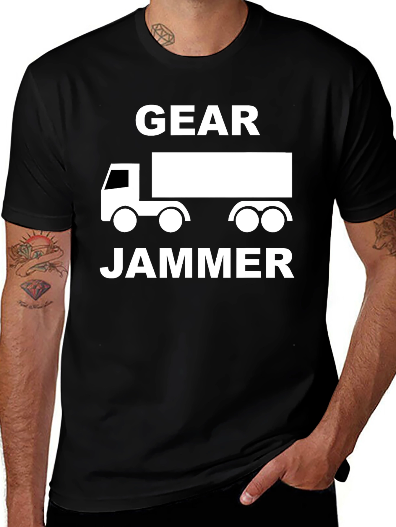 Variant 16 of Gear Jammer Trucker T-Shirt