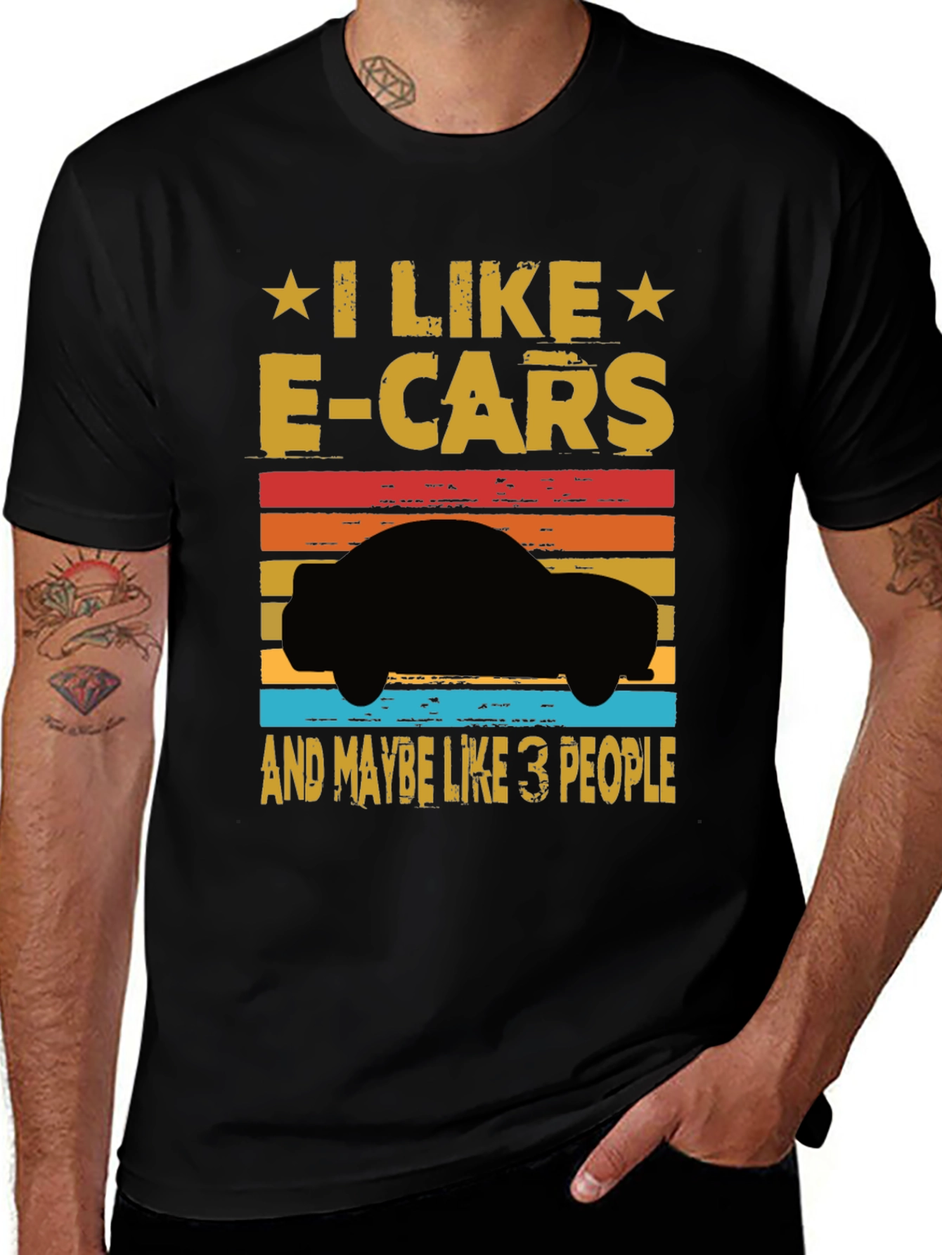 I Like E-Cars Graphic T-Shirt