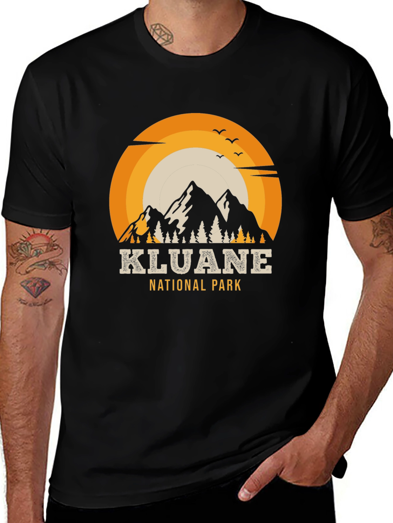 Variant 14 of Kluane National Park T-Shirt - Mountain Design