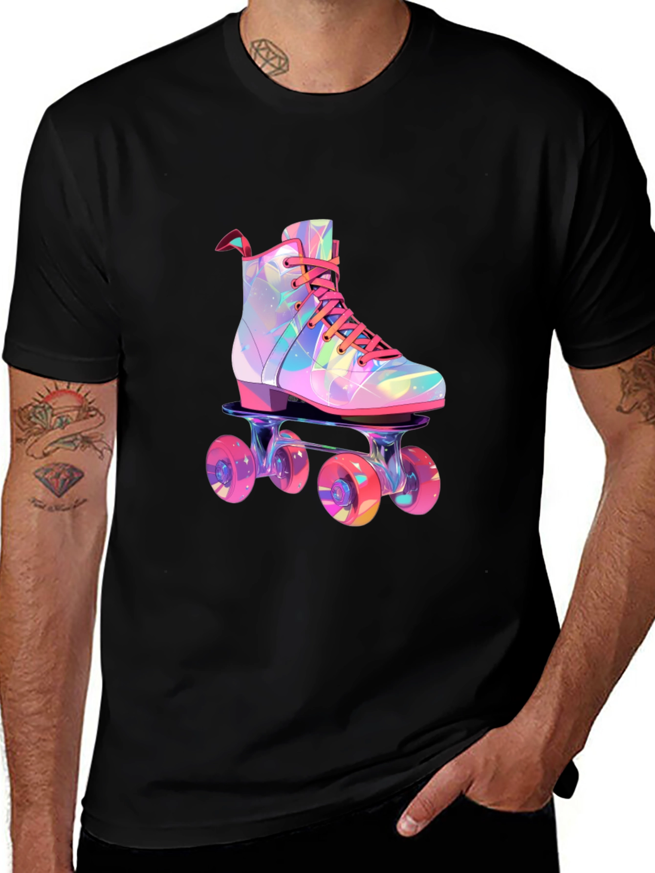 Variant 29 of Retro Roller Skate Graphic Tee