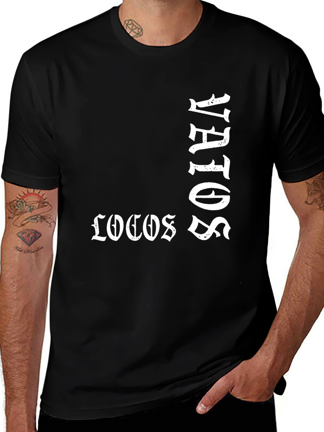 Vatos Locos T-Shirt - Black Graphic Tee