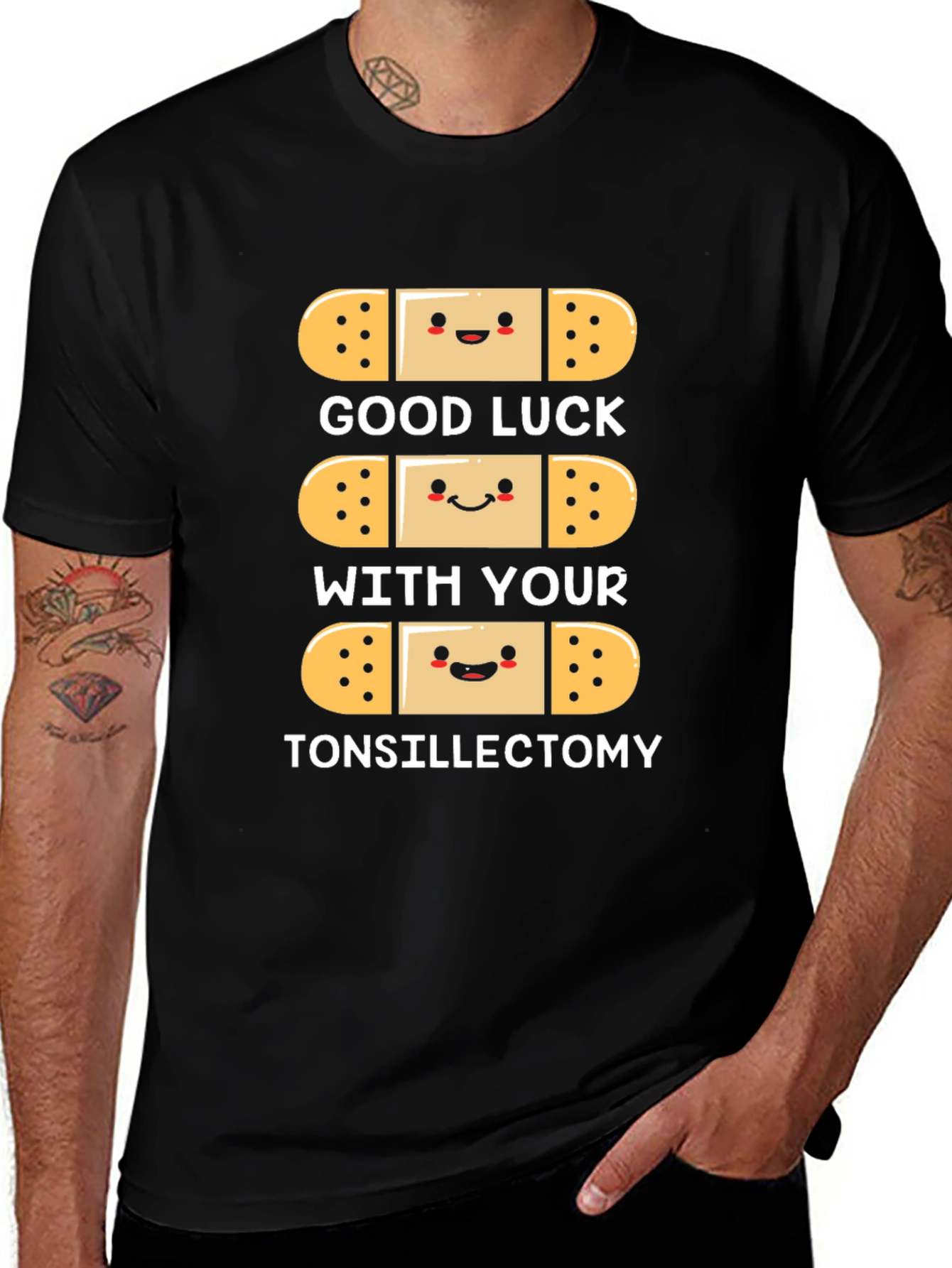 Good Luck Tonsillectomy Funny T-Shirt