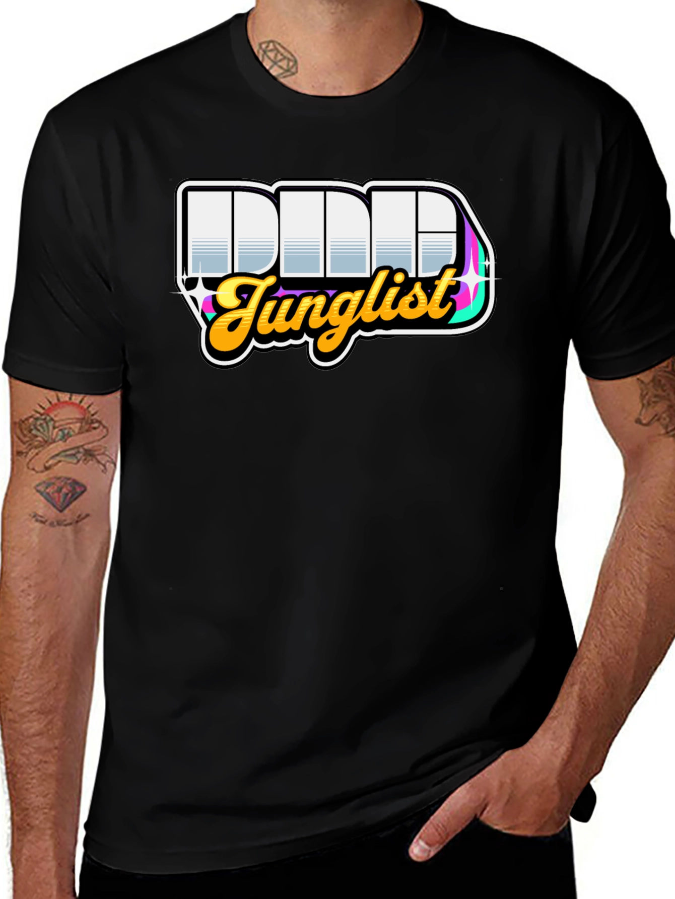Variant 6 of DDD Junglist Black Graphic T-Shirt