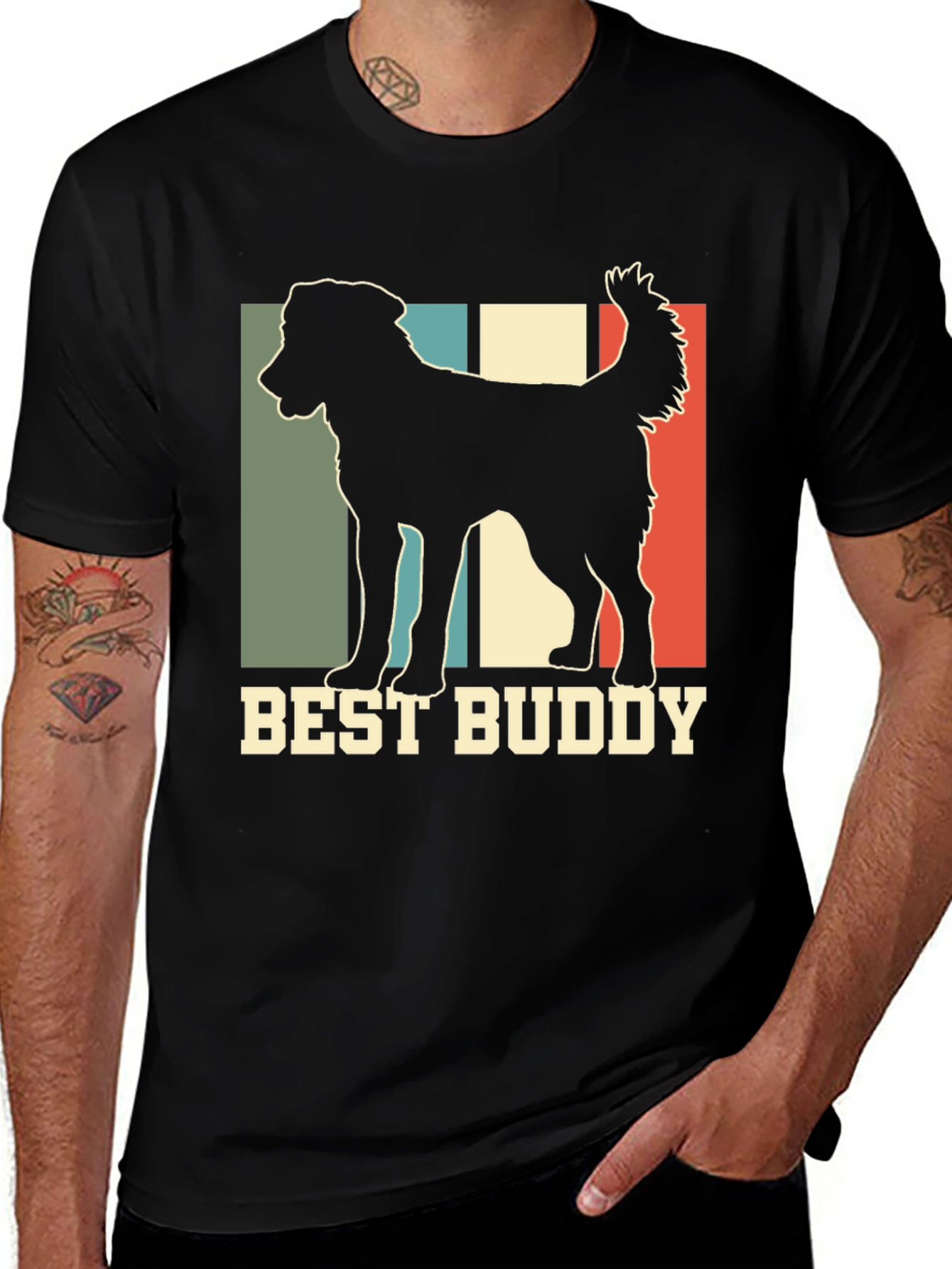 Variant 29 of Best Buddy Dog T-Shirt, Pet Lover Gift