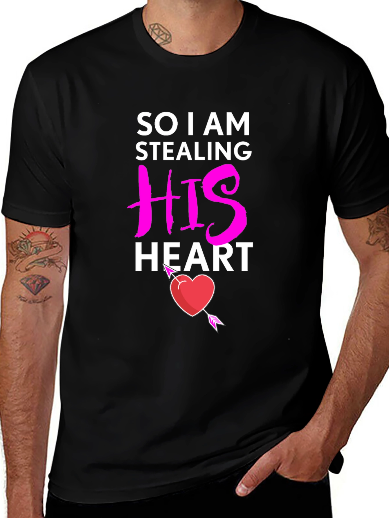 Variant 9 of Stealing His Heart Valentine's Day T-Shirt