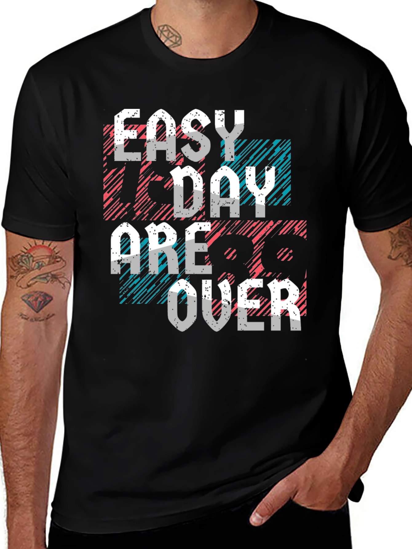 Variant 11 of Easy Today Are Over Men's Graphic Tee