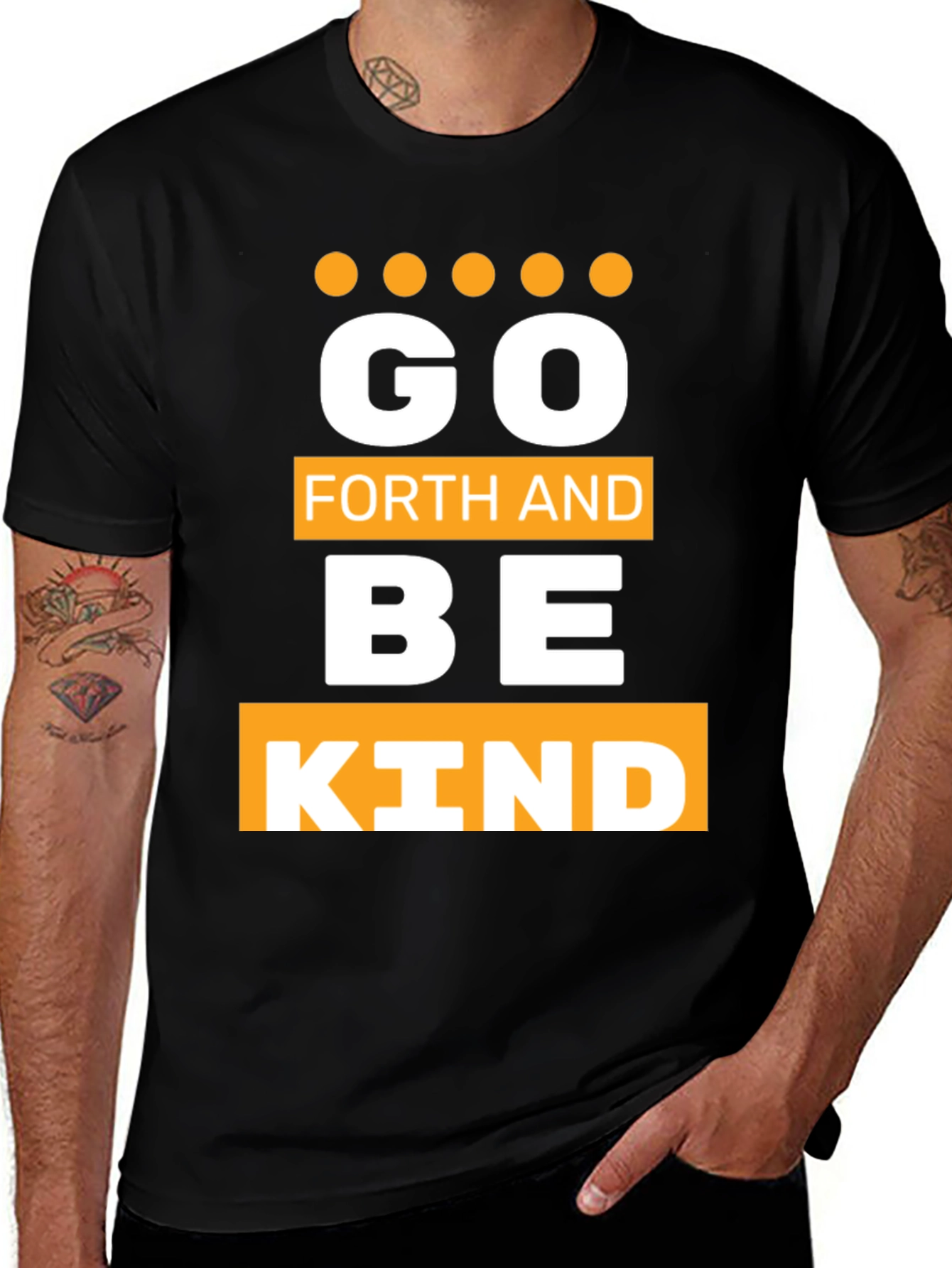 Variant 28 of Go Forth and Be Kind Graphic Tee