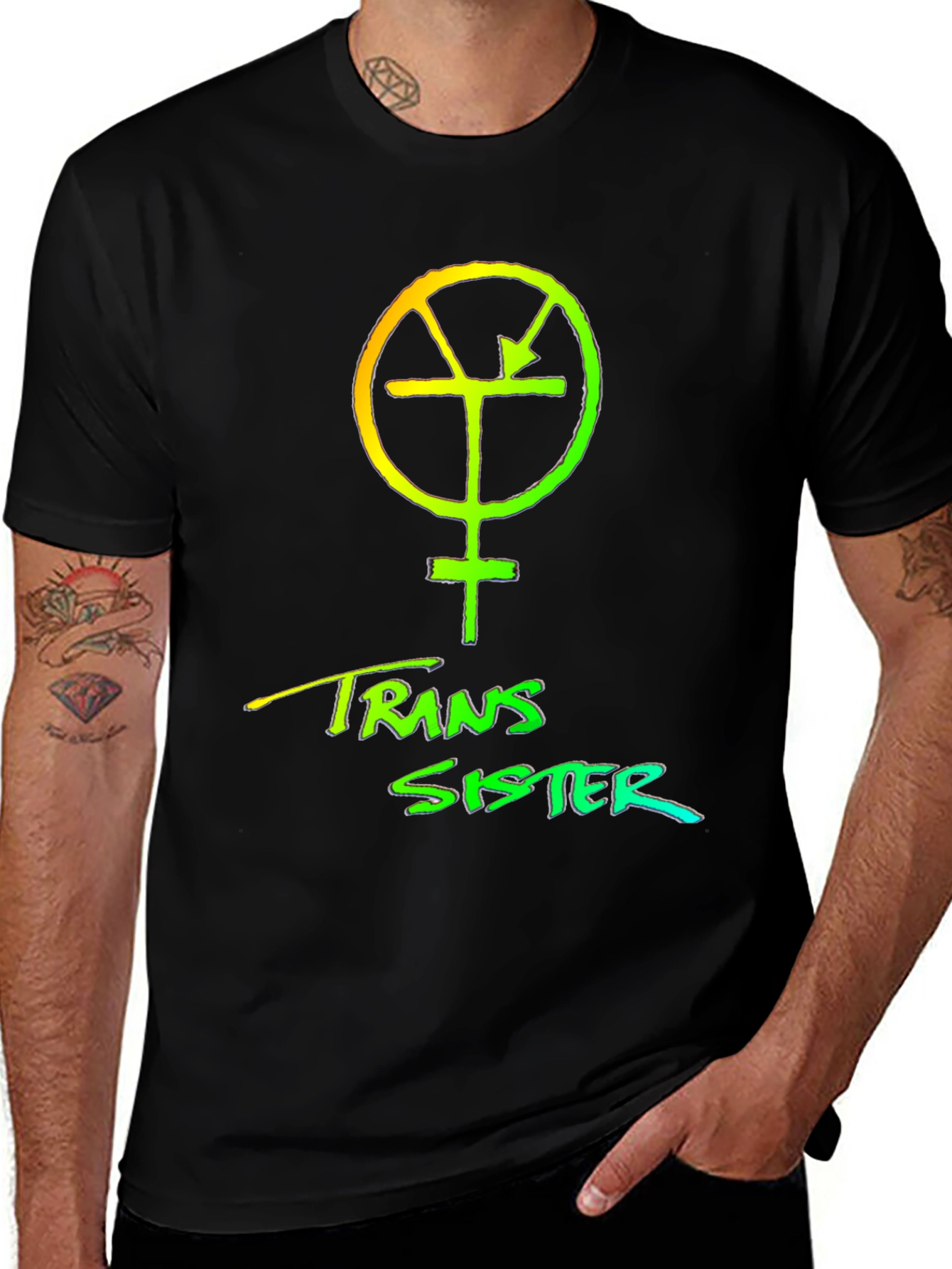 Variant 19 of Trans Sister Symbol Graphic T-Shirt