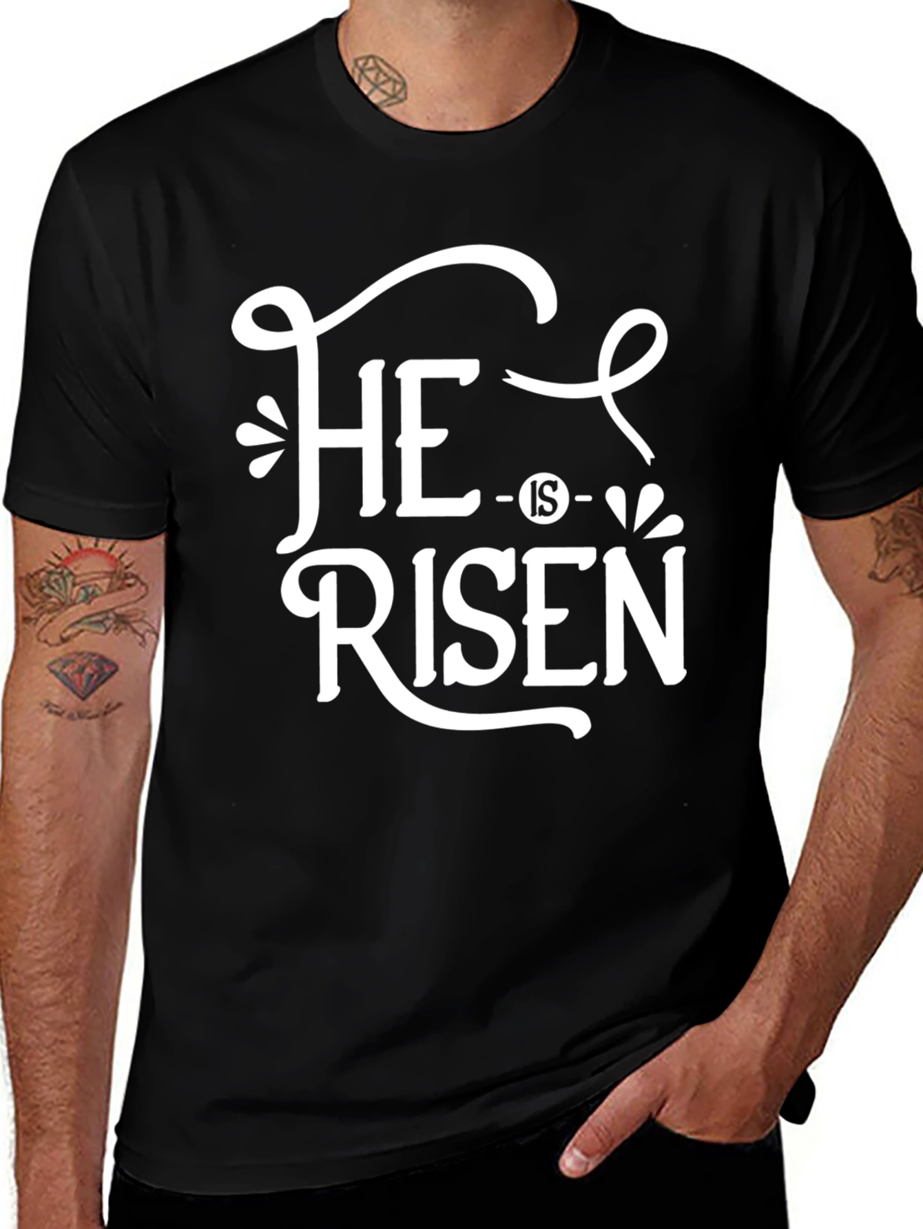 He Is Risen Graphic T-Shirt
