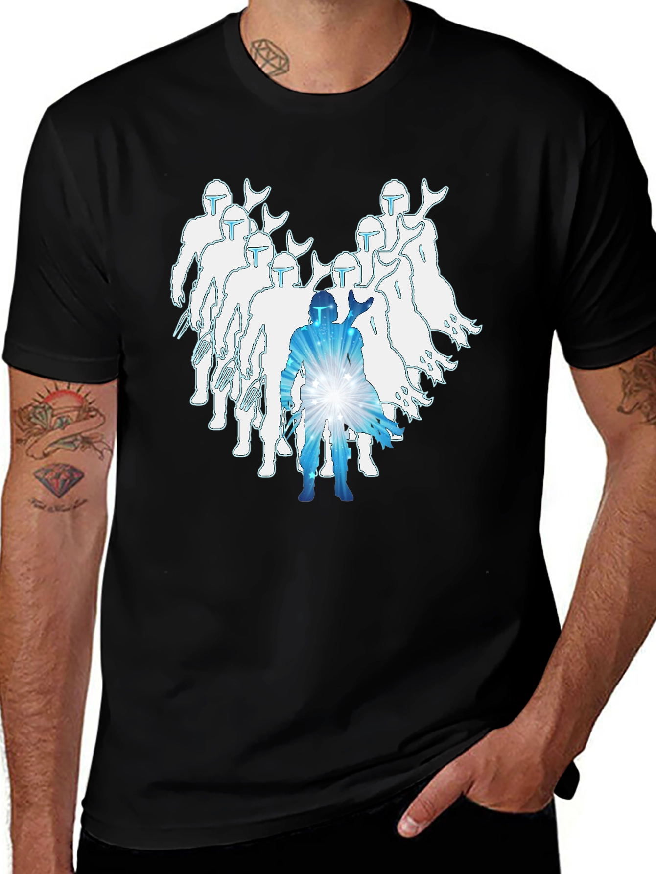 Mandalorian Silhouette Graphic Tee