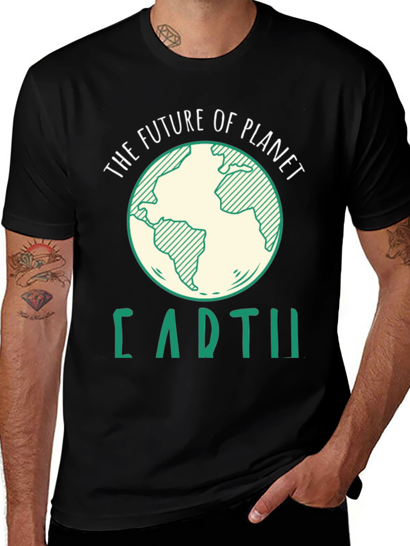 Variant 28 of Future of Planet Earth Graphic Tee