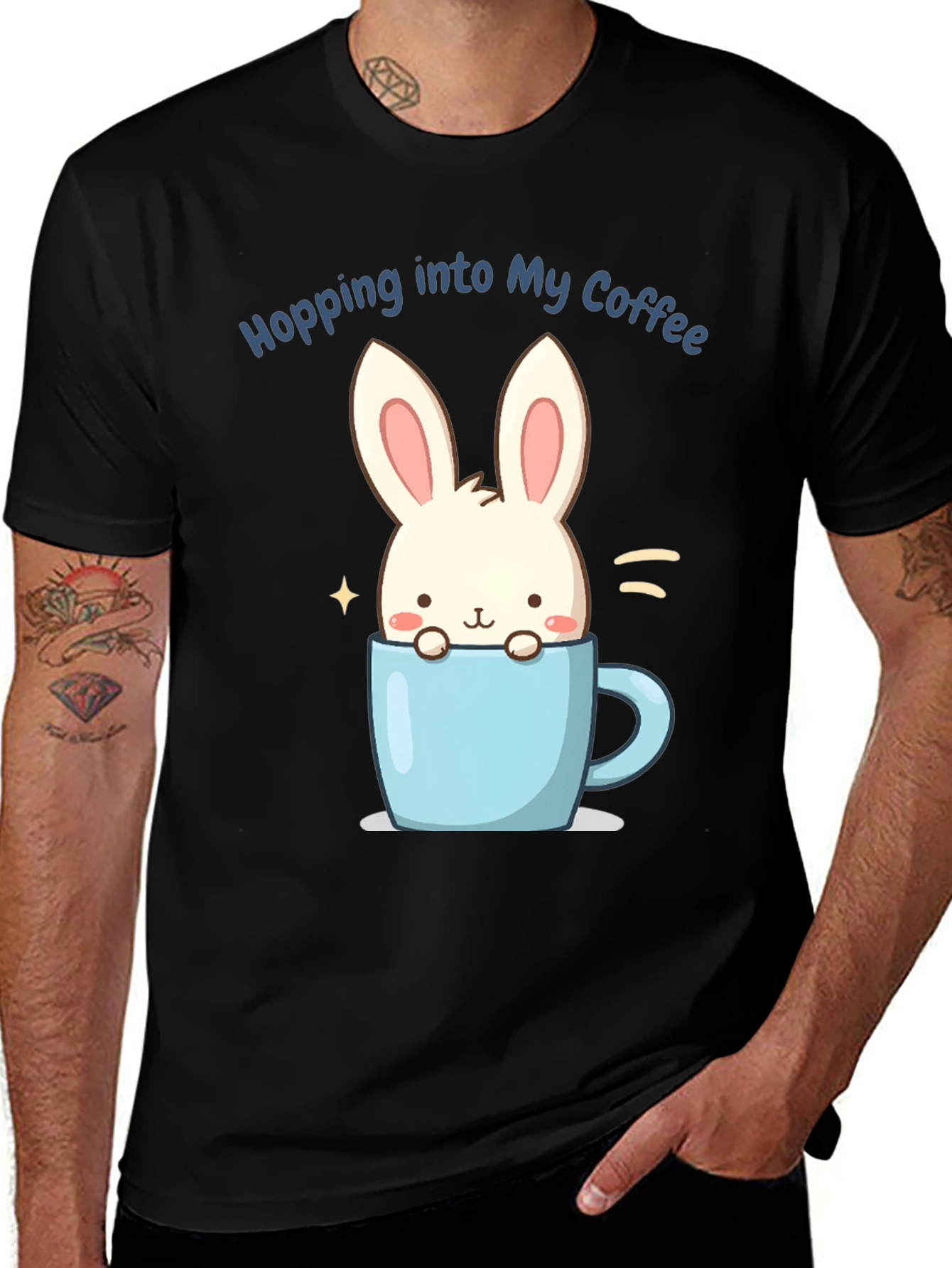 Variant 10 of Bunny Coffee T-Shirt