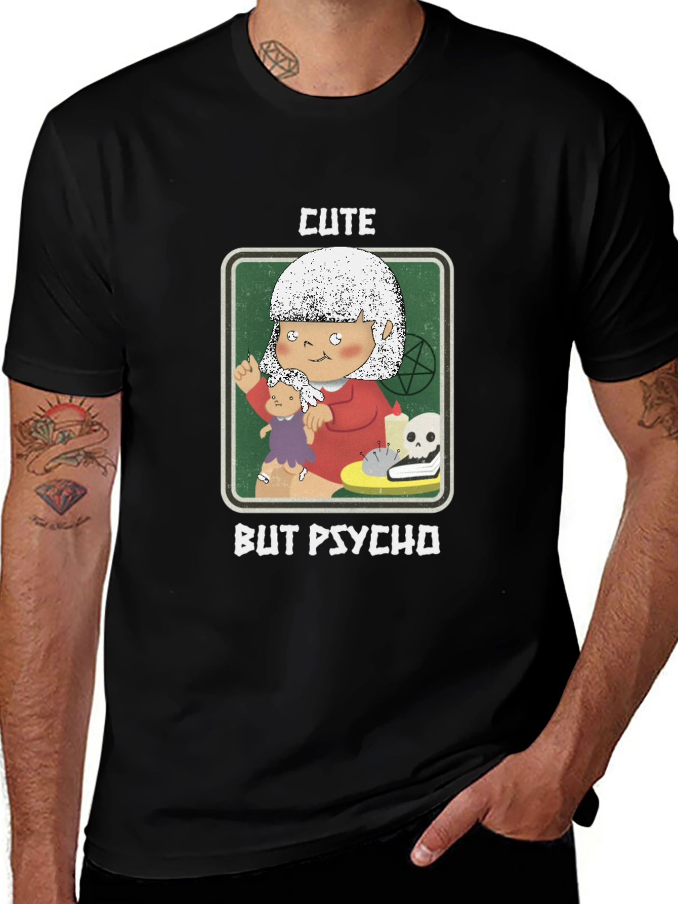 Cute But Psycho T-Shirt - Unique Graphic Tee