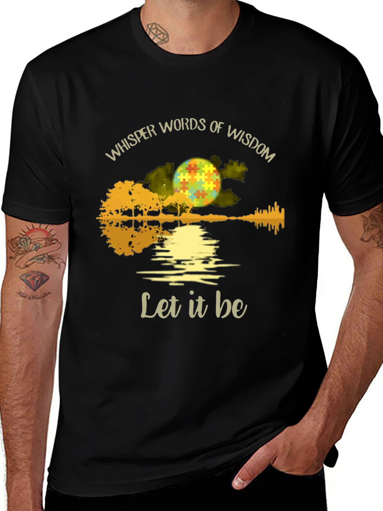 Variant 19 of Whisper Wisdom Let it Be Graphic Tee