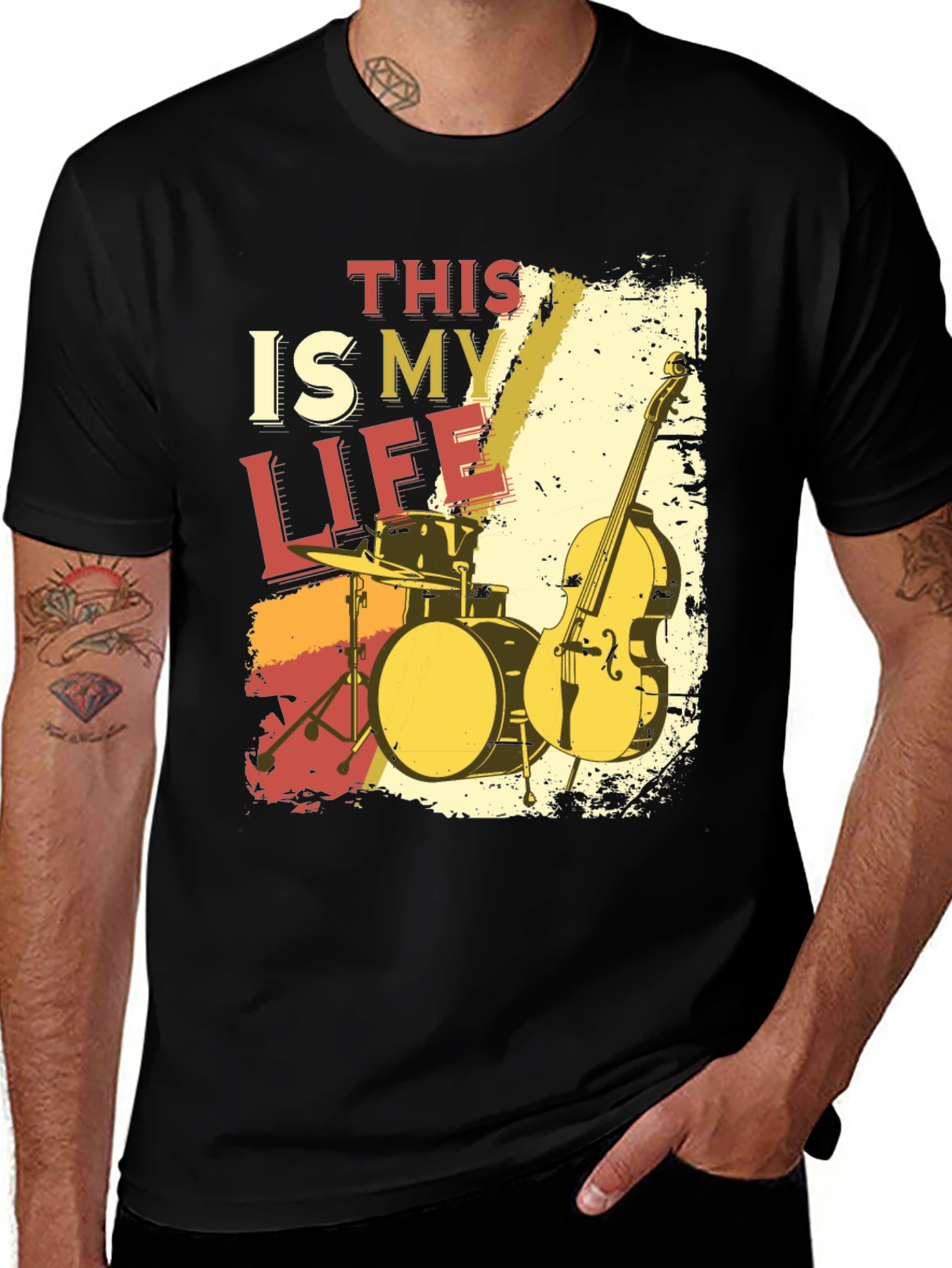 Music Is My Life Tee - Drum & Bass