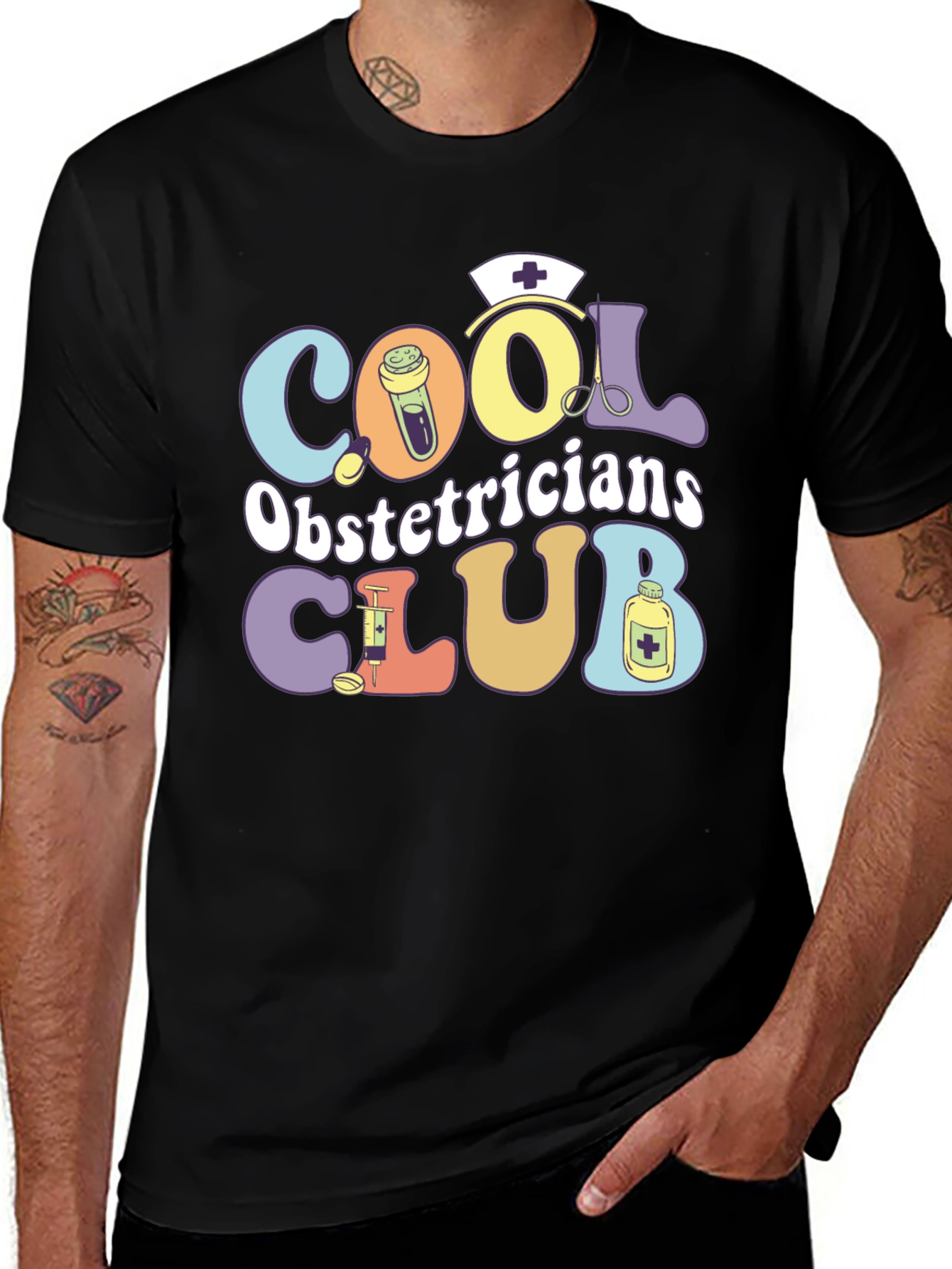 Cool Obstetricians Club Graphic T-Shirt