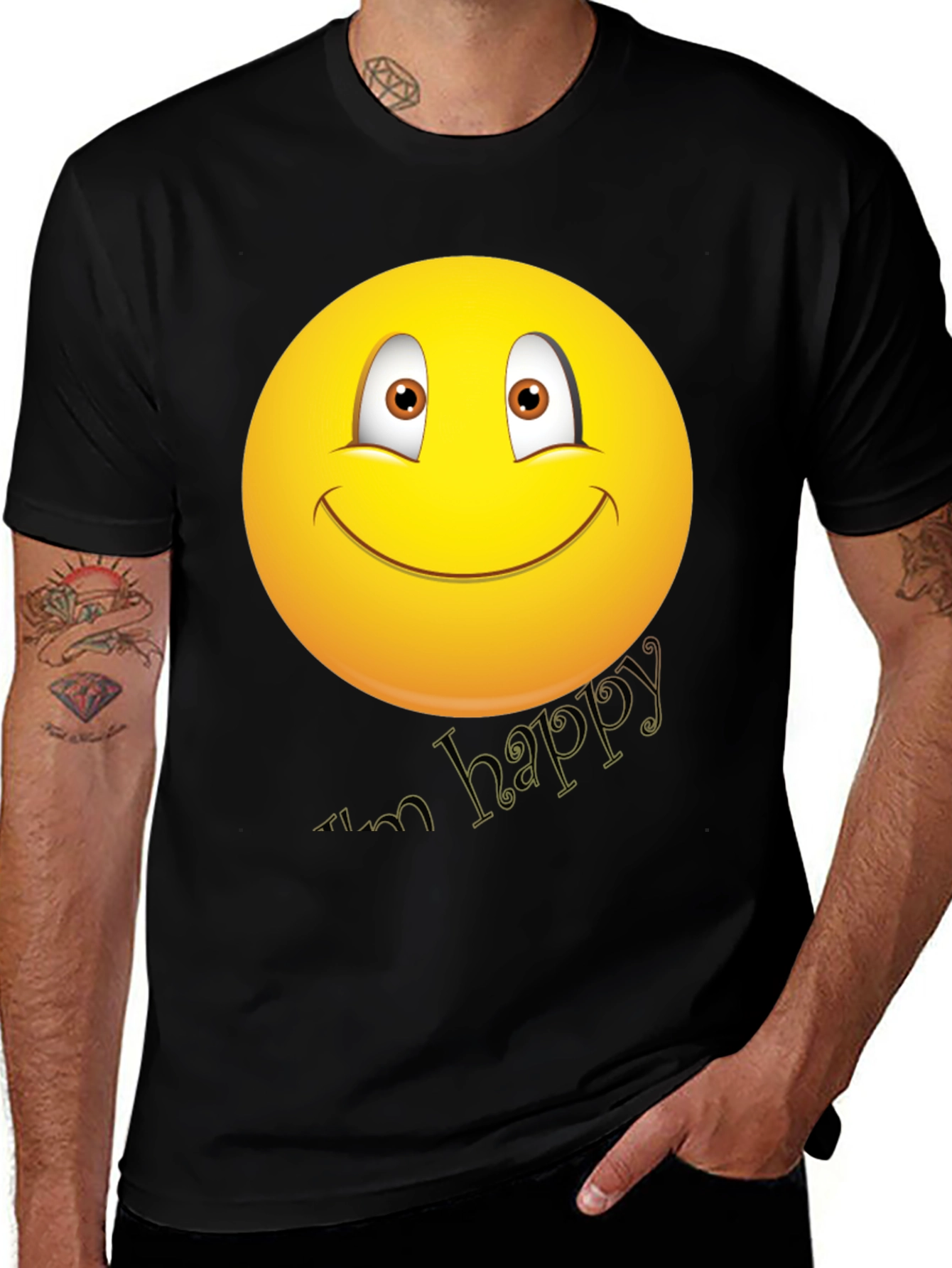 Happy Face Graphic Tee