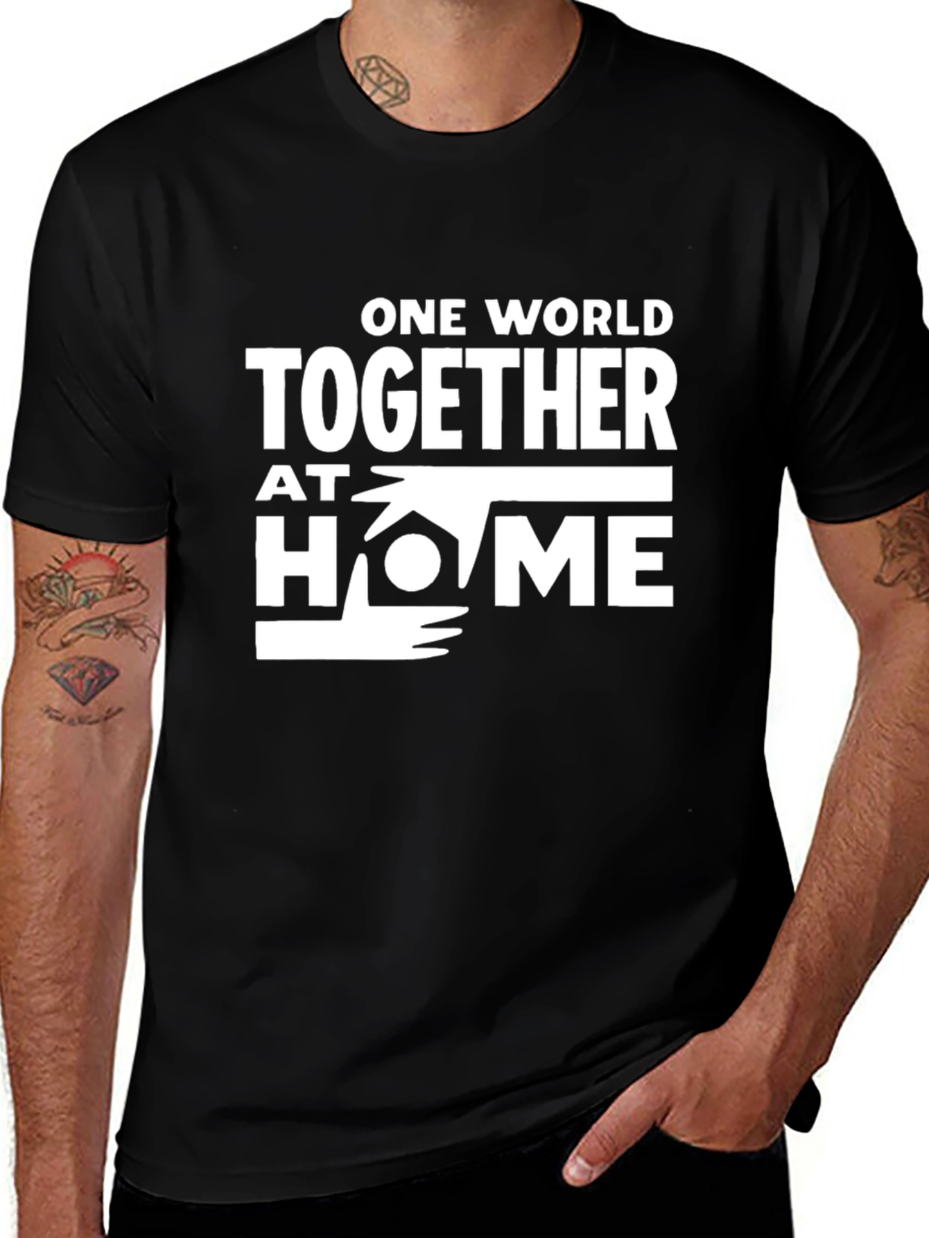 Variant 8 of One World Together At Home Graphic Tee