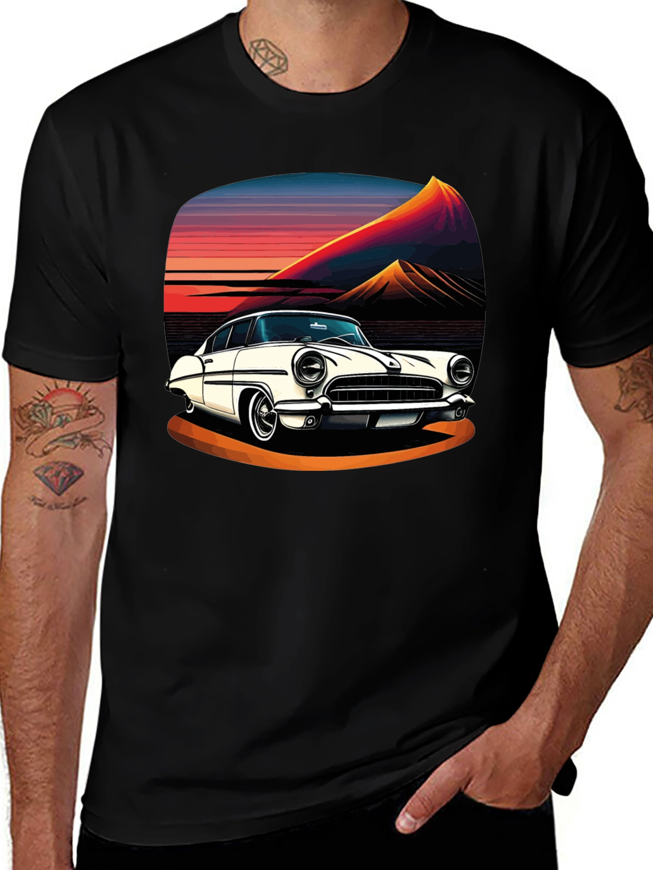 Variant 15 of Retro Car Graphic Tee - Classic Ride Style