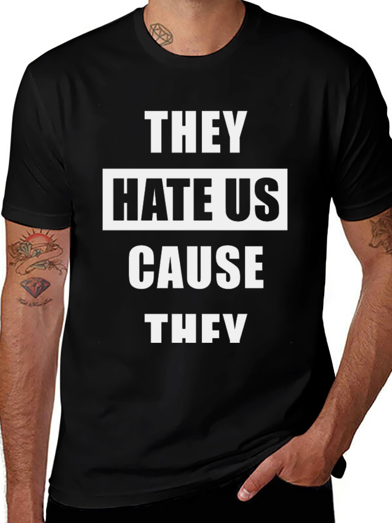 Variant 29 of They Hate Us Cause They Ain't Us T-Shirt