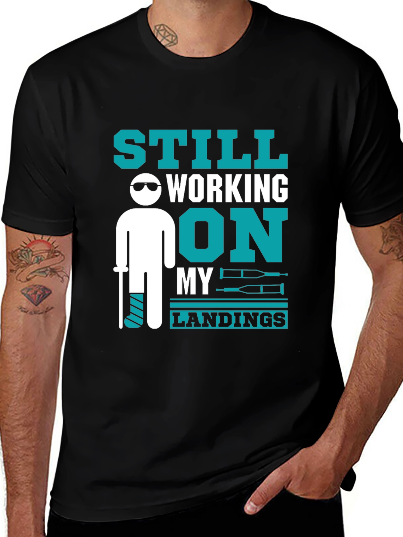 Variant 6 of Still Working on My Landings T-Shirt