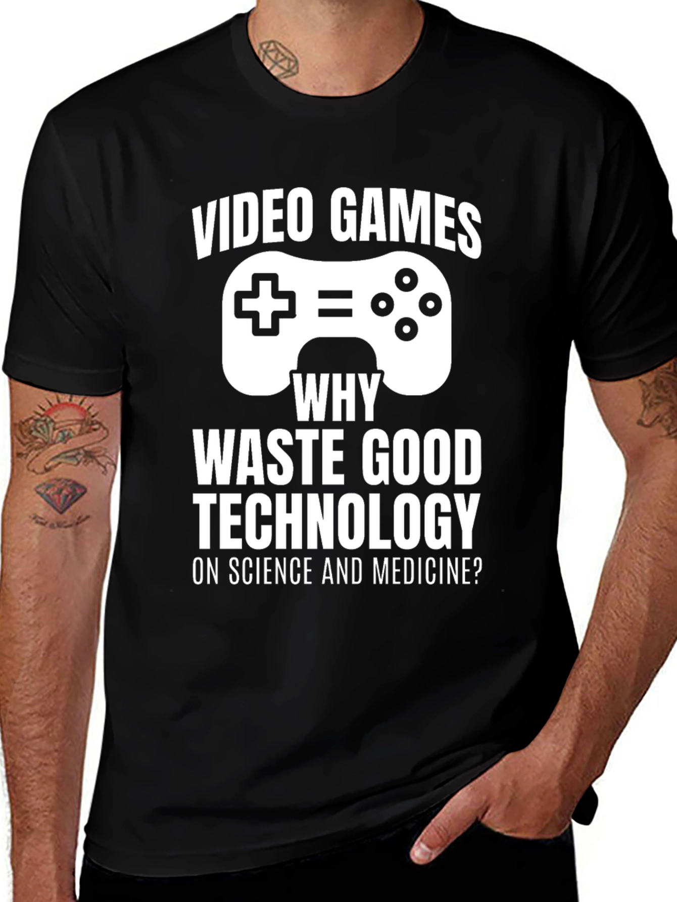 Variant 10 of Video Games - Why Waste Good Technology T-Shirt