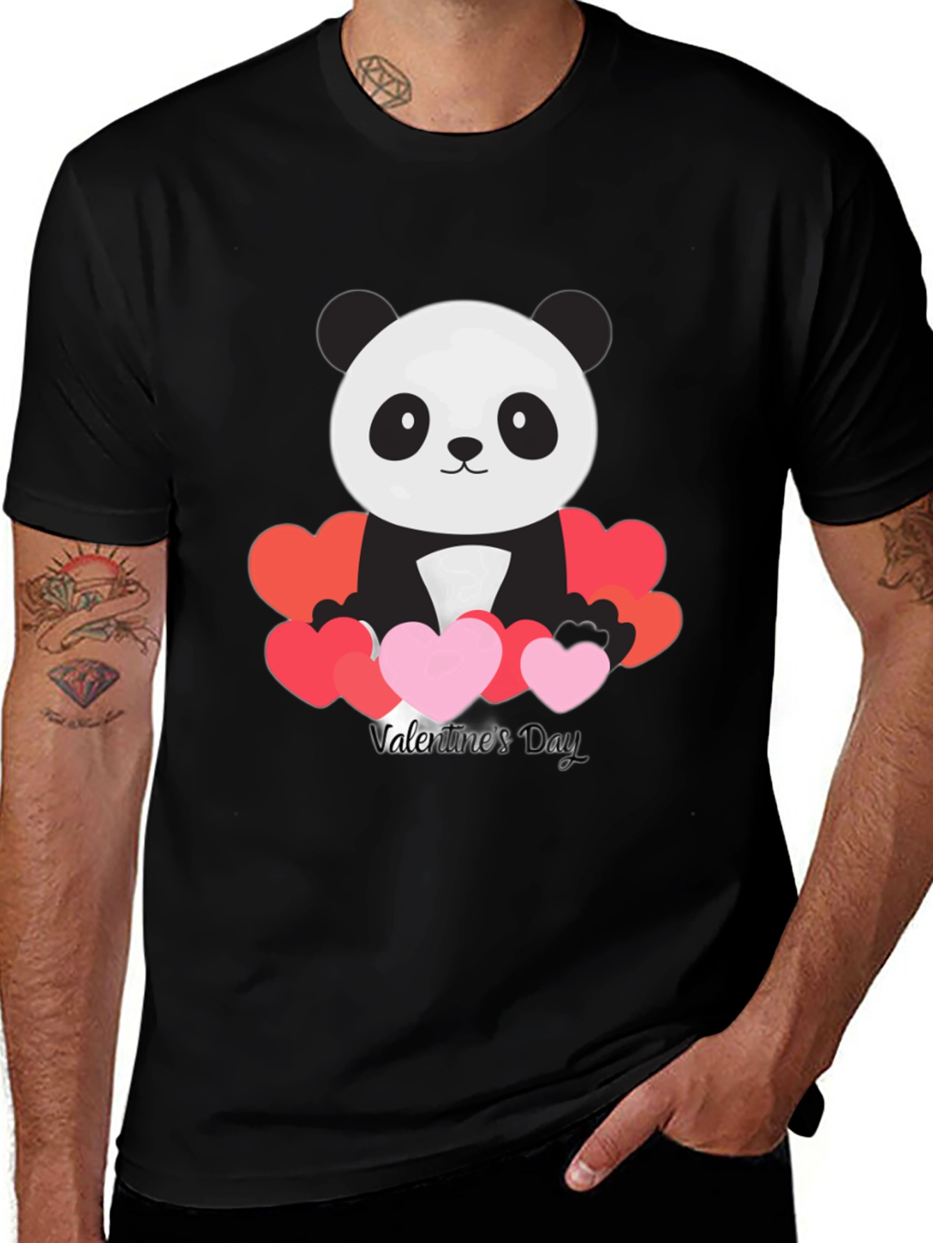 Valentine's Day Panda T-Shirt