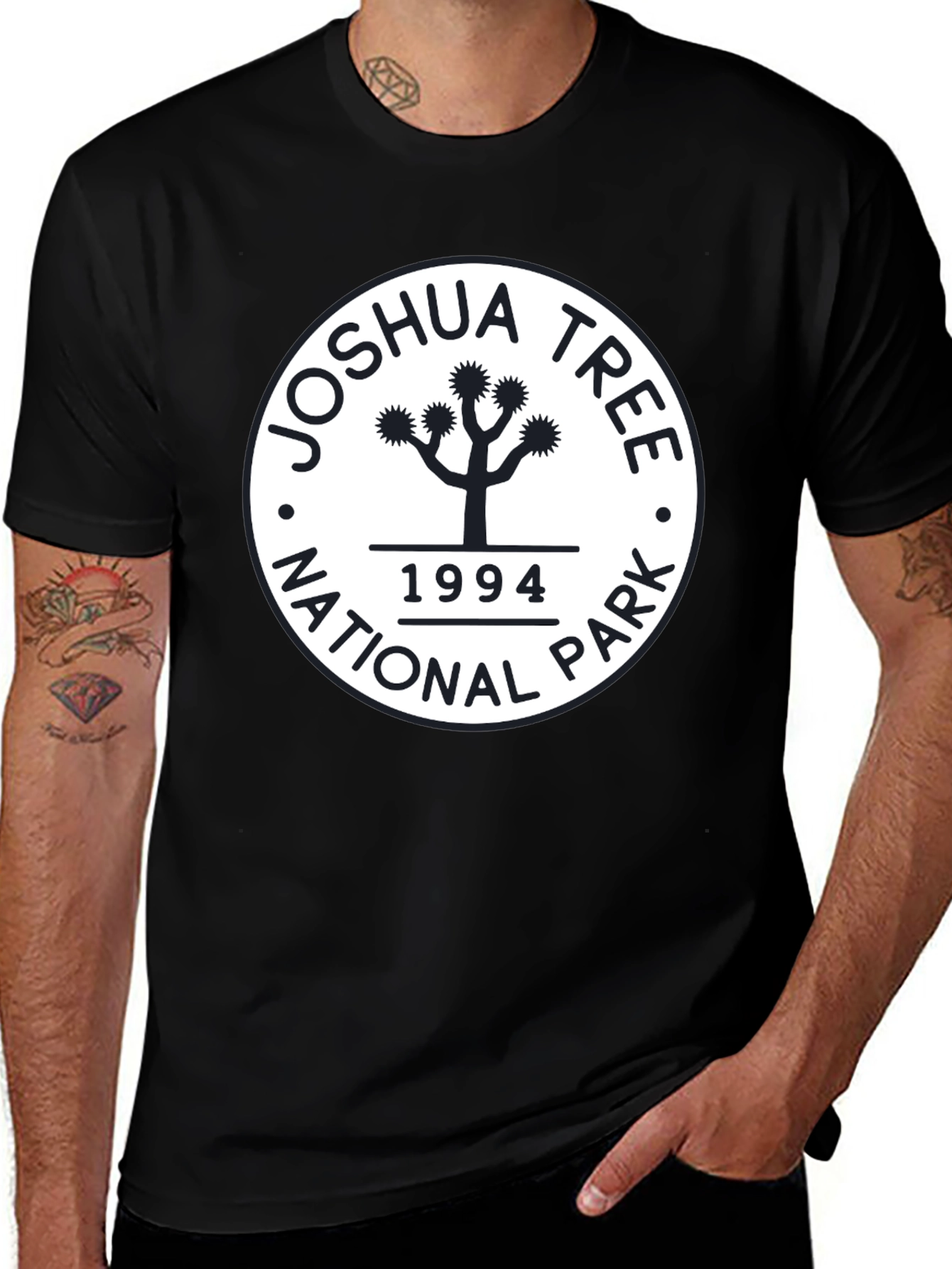 Joshua Tree National Park Black T-Shirt
