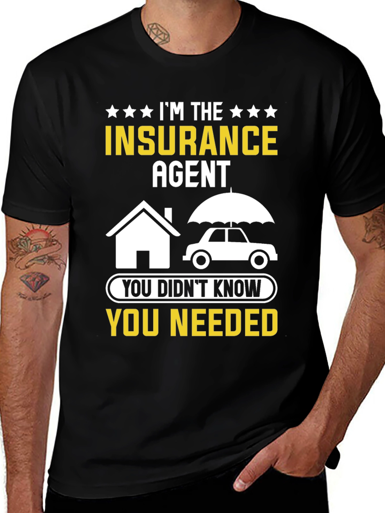 Variant 19 of Insurance Agent Graphic T-Shirt