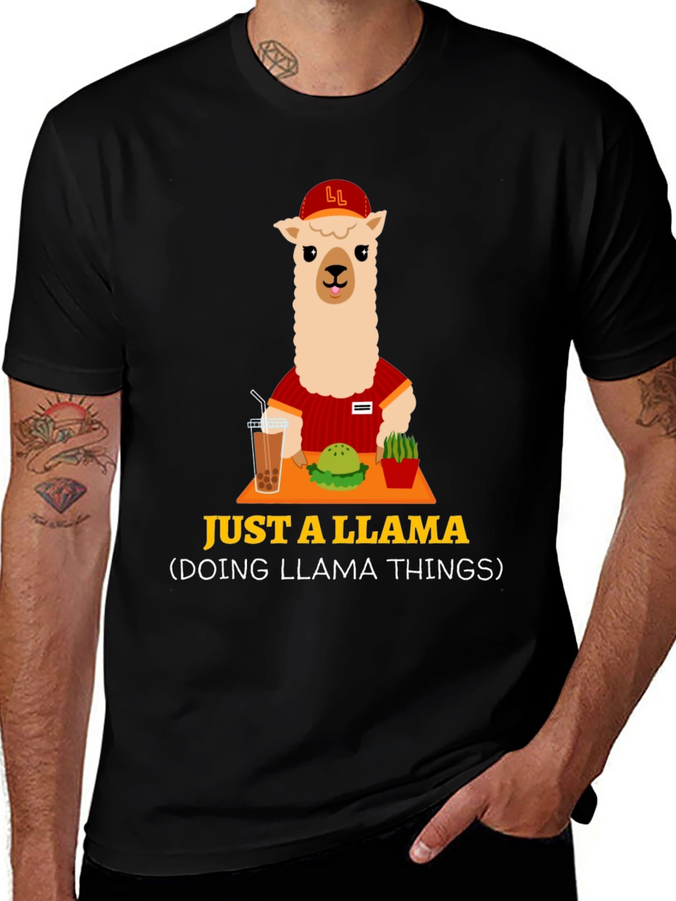 Variant 13 of Just A Llama Doing Llama Things T-Shirt