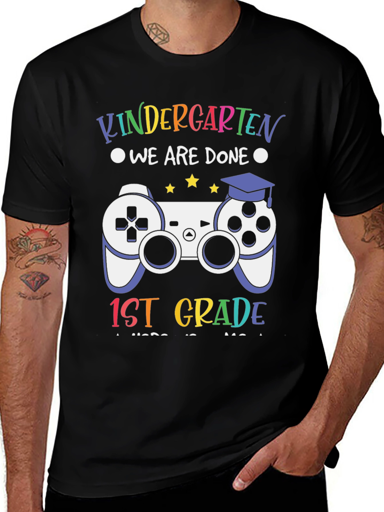 Kindergarten Graduation Gamer T-Shirt