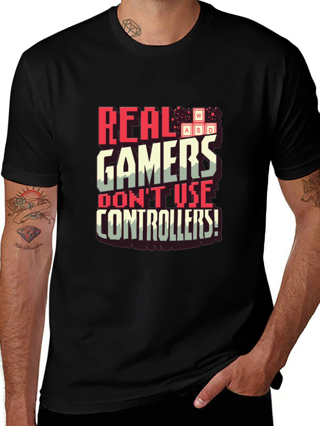 Real Gamers Don't Use Controllers T-Shirt