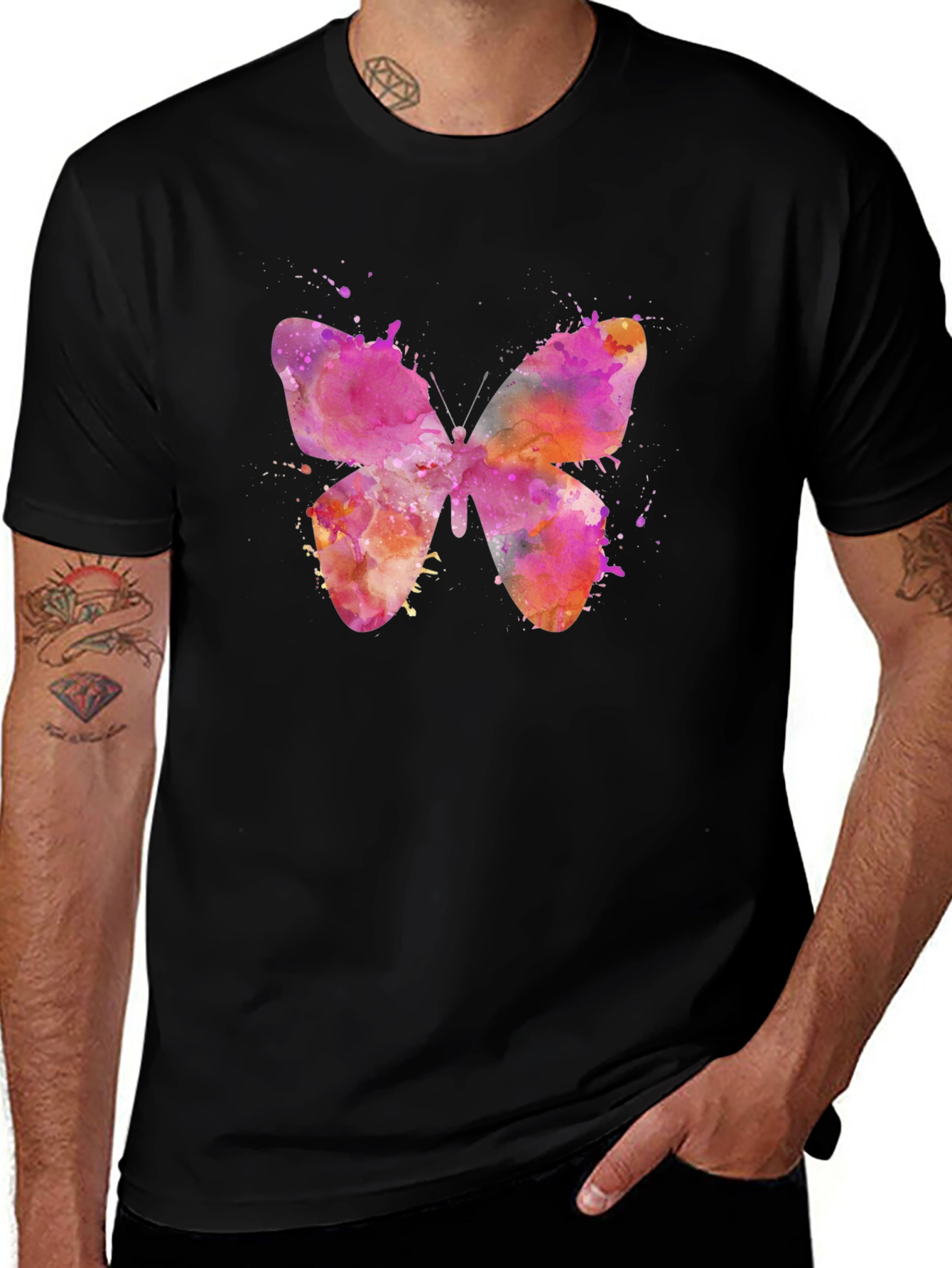 Variant 13 of Butterfly Watercolor Graphic Tee