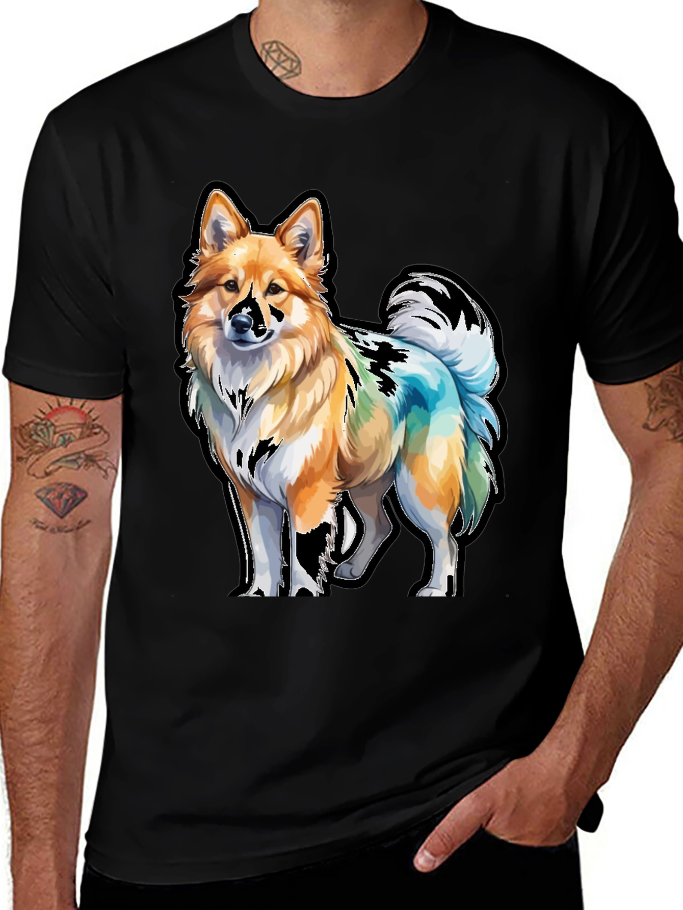 Variant 22 of Dog Graphic T-Shirt - Stylish Men's Tee