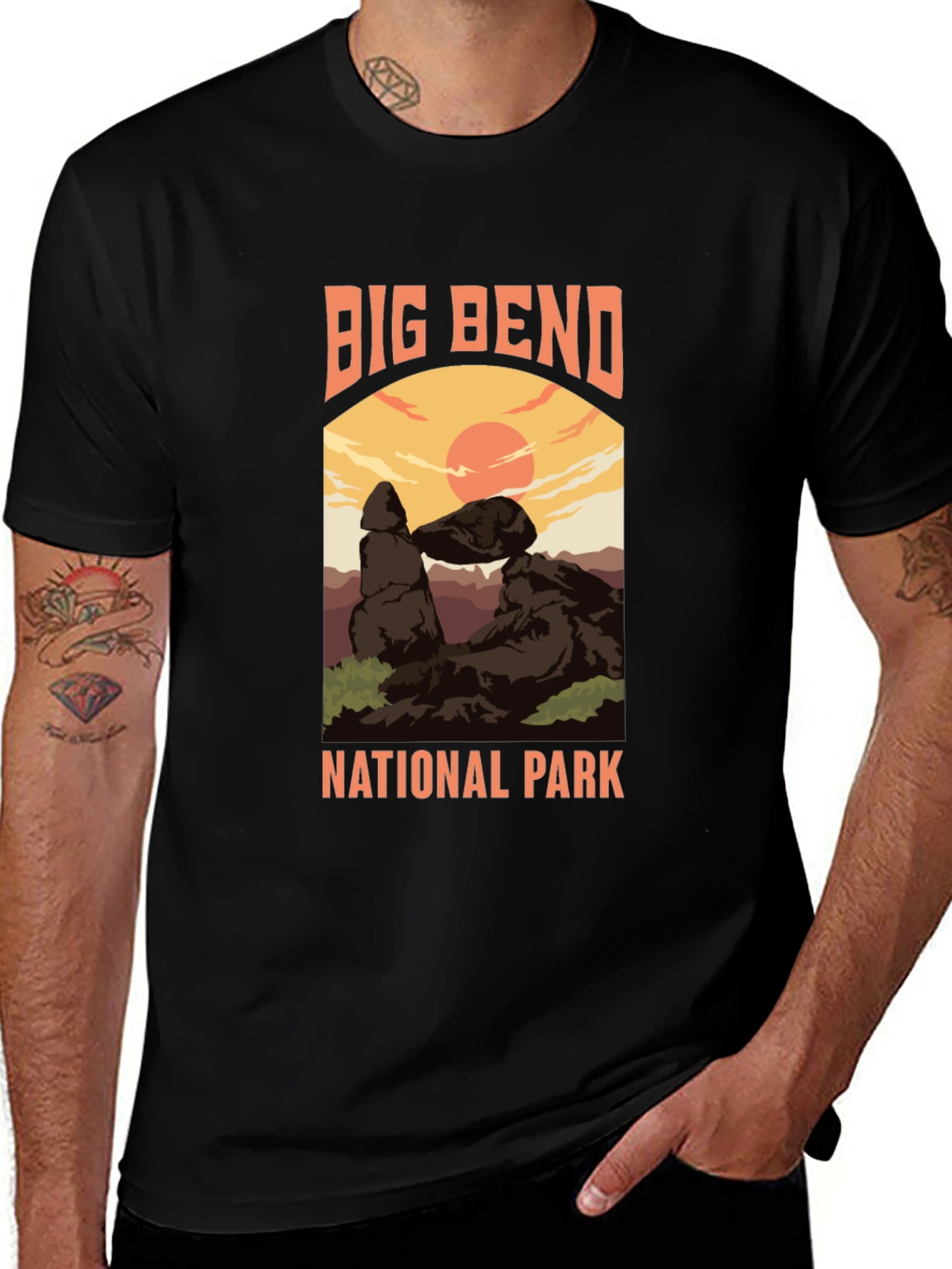 Variant 8 of Big Bend National Park Graphic T-Shirt