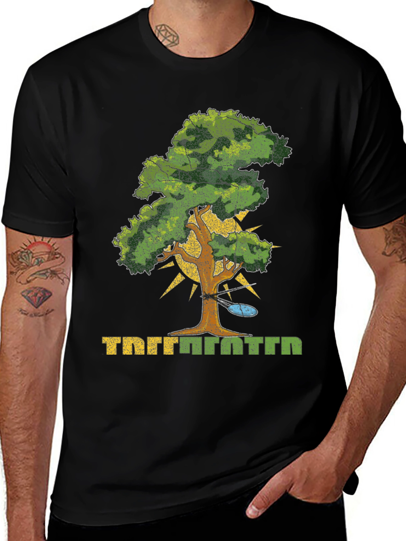 Variant 23 of Arborist Tree Graphic T-Shirt