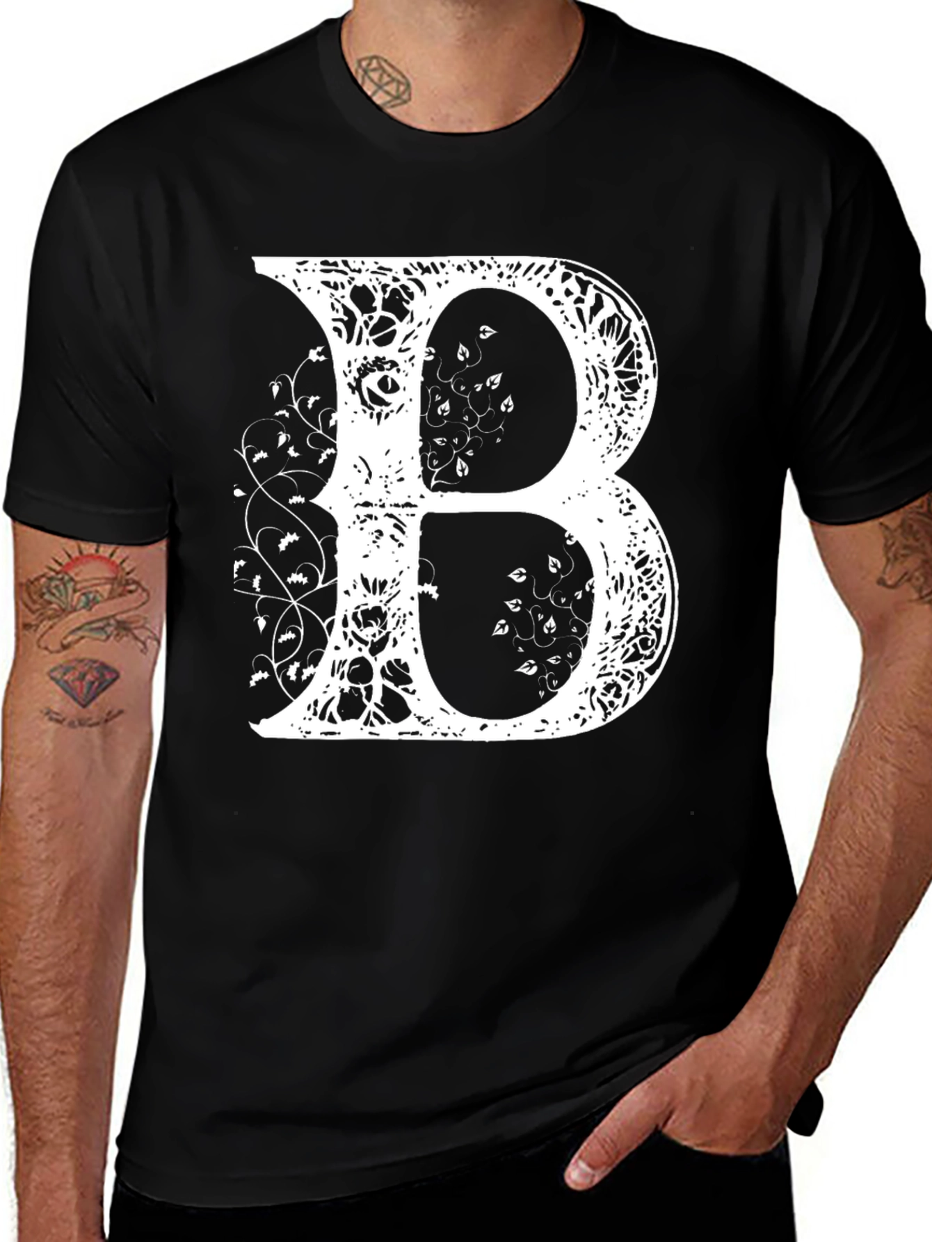 Variant 22 of Letter B Graphic Tee - Unique Design