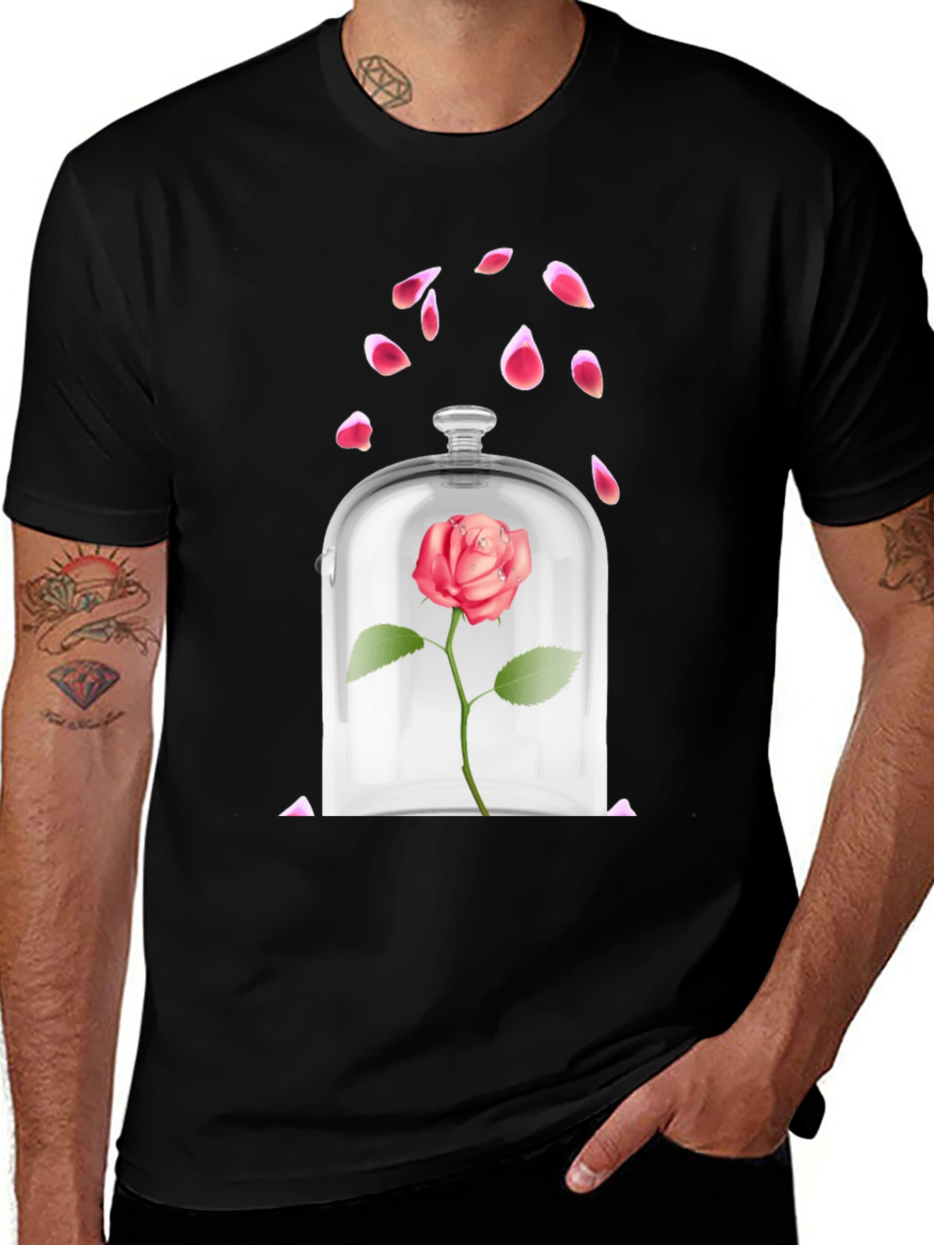 Variant 19 of Beauty and the Beast Rose T-Shirt