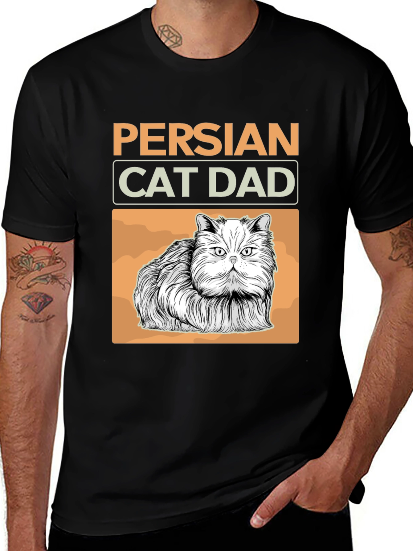 Persian Cat Dad T-Shirt