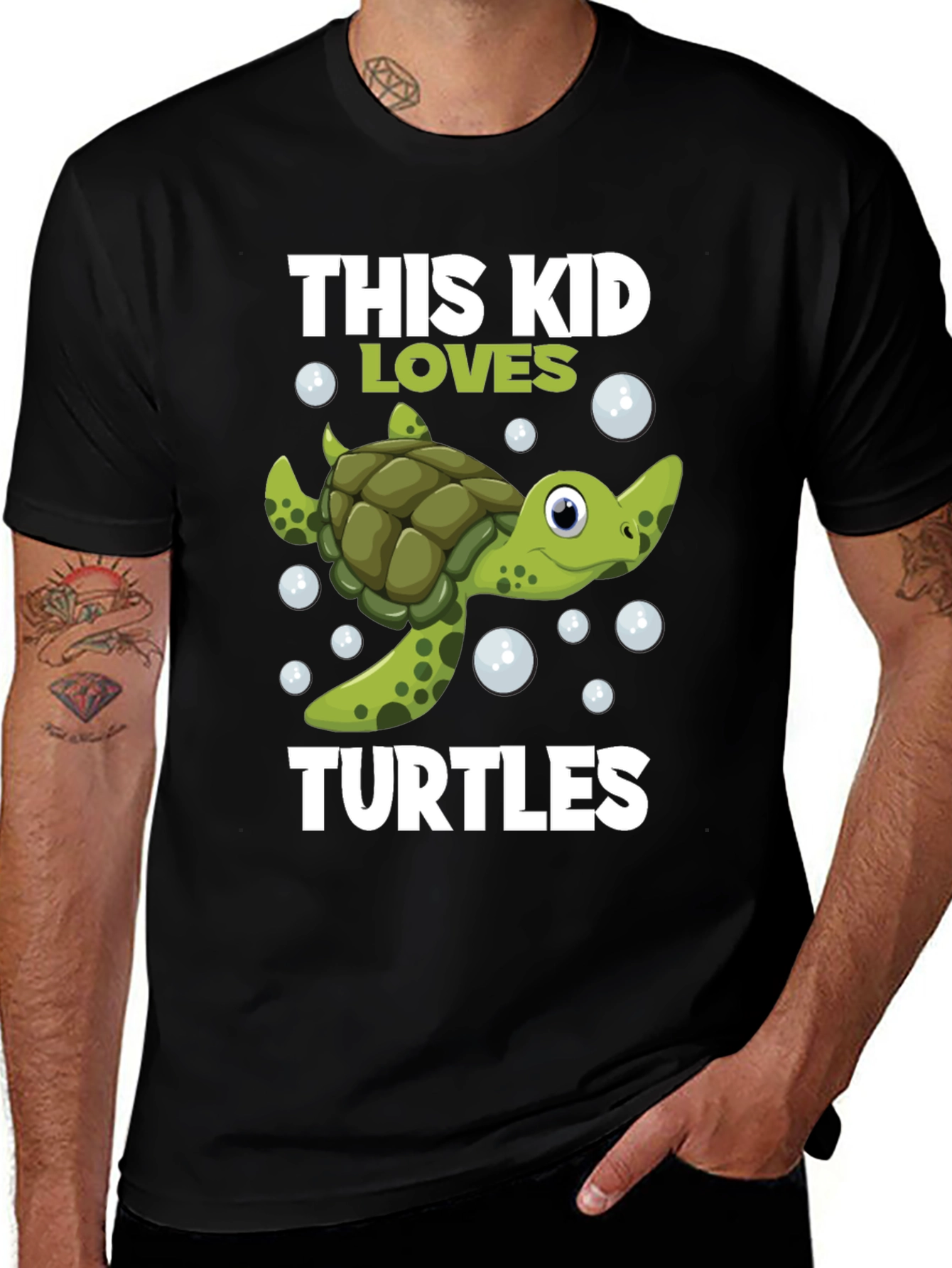 Variant 30 of This Kid Loves Turtles T-Shirt