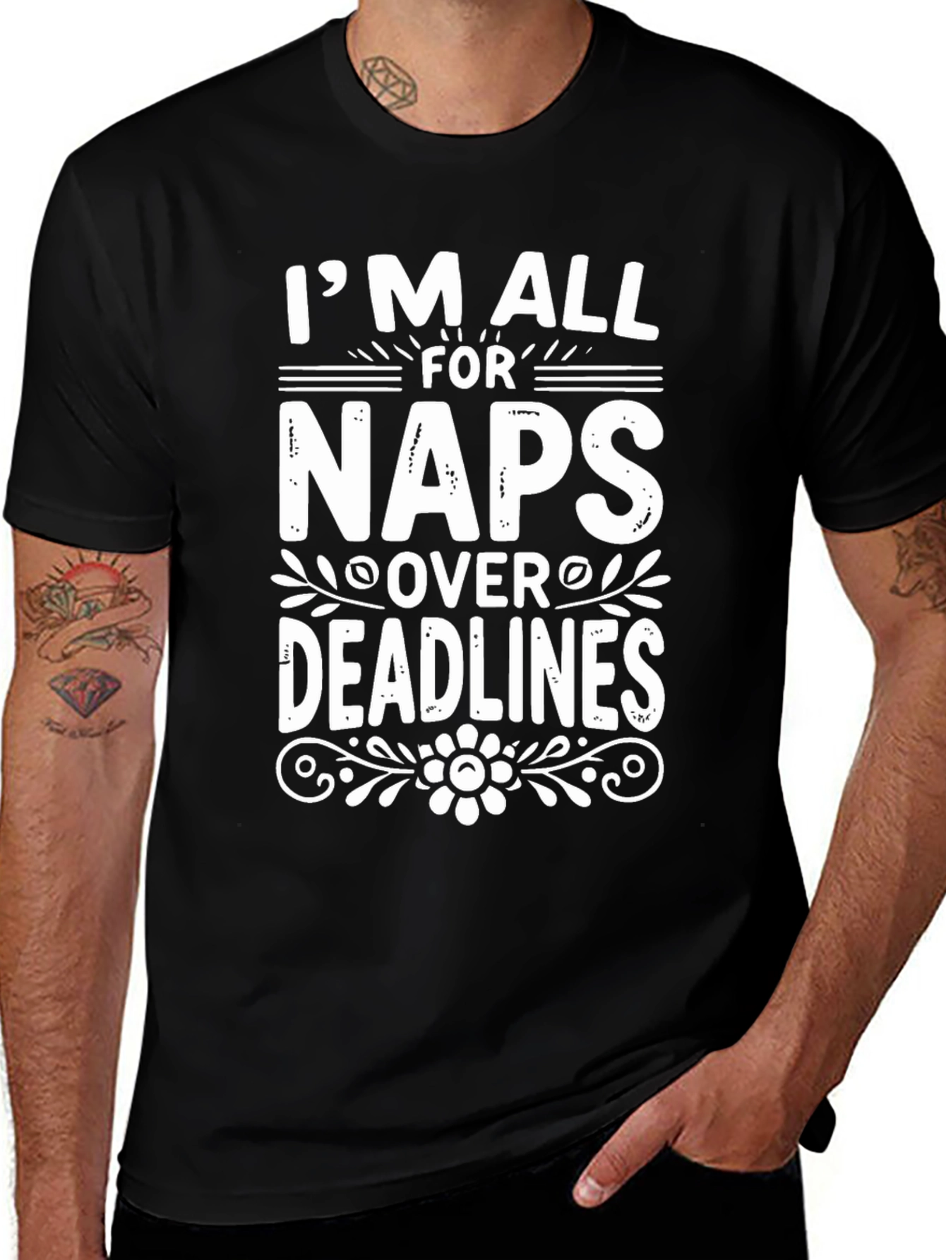 Variant 27 of Funny Naps Over Deadlines Graphic T-Shirt