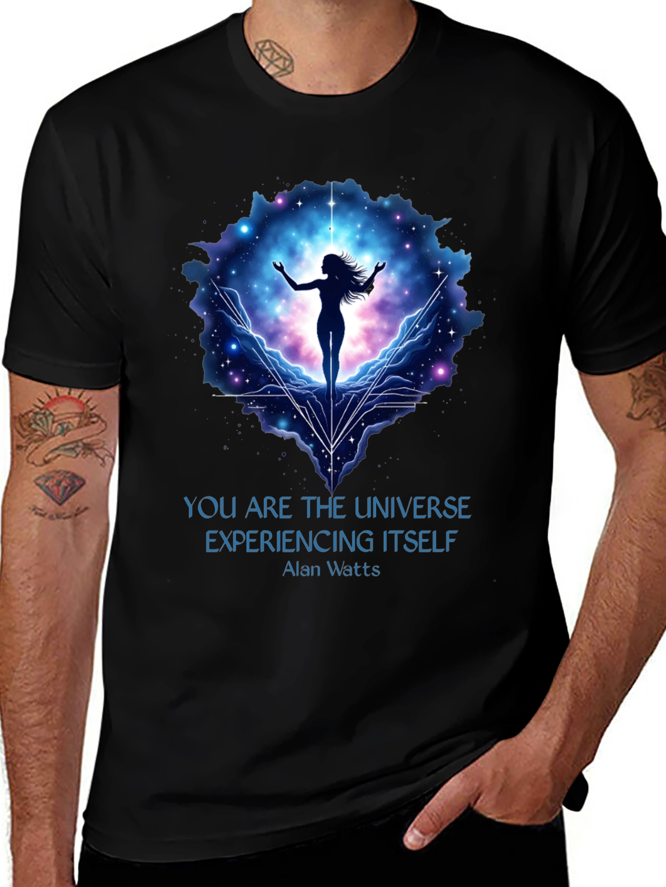 Universe Experience T-Shirt - Alan Watts Quote