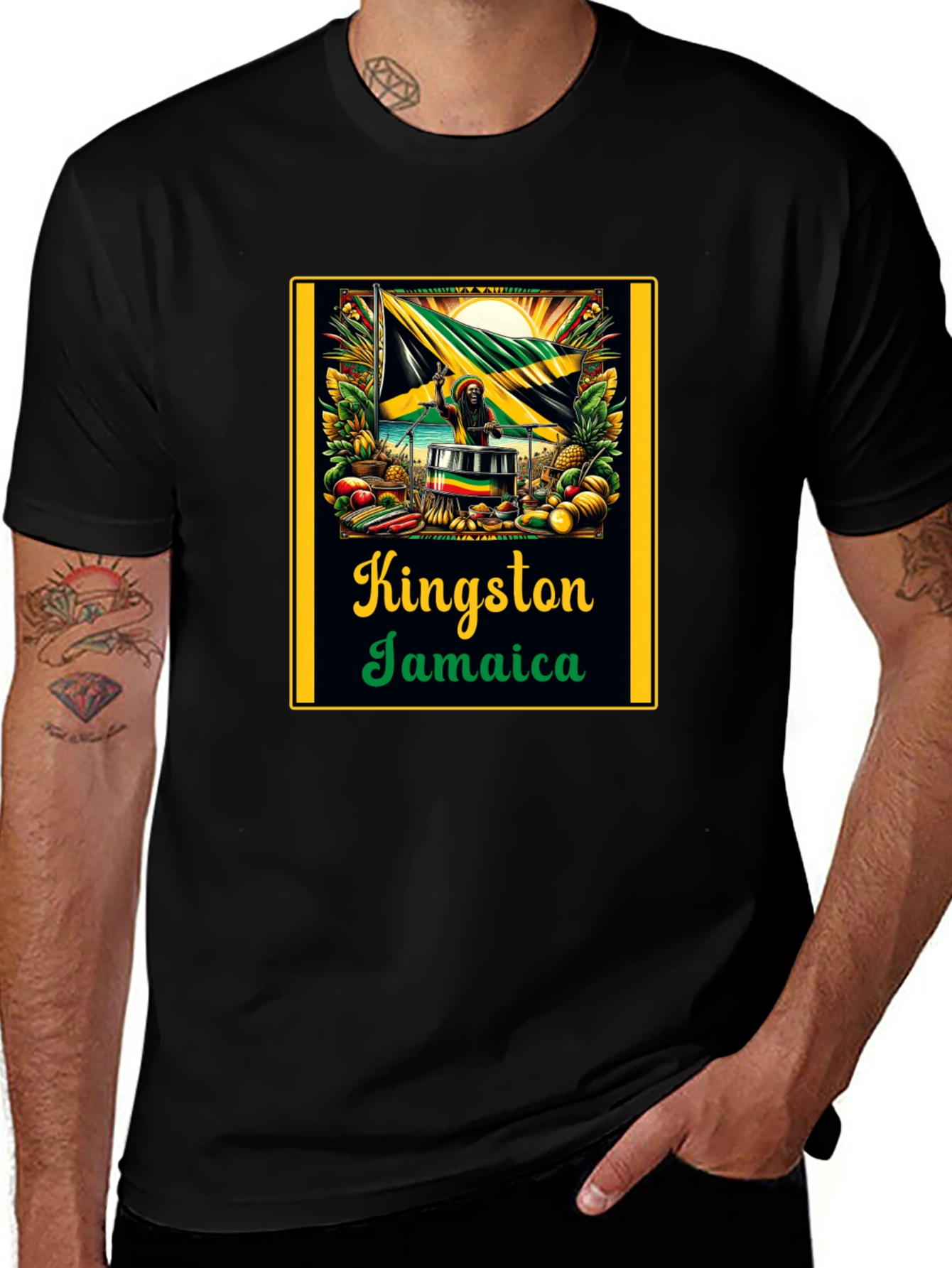 Kingston Jamaica Graphic T-Shirt