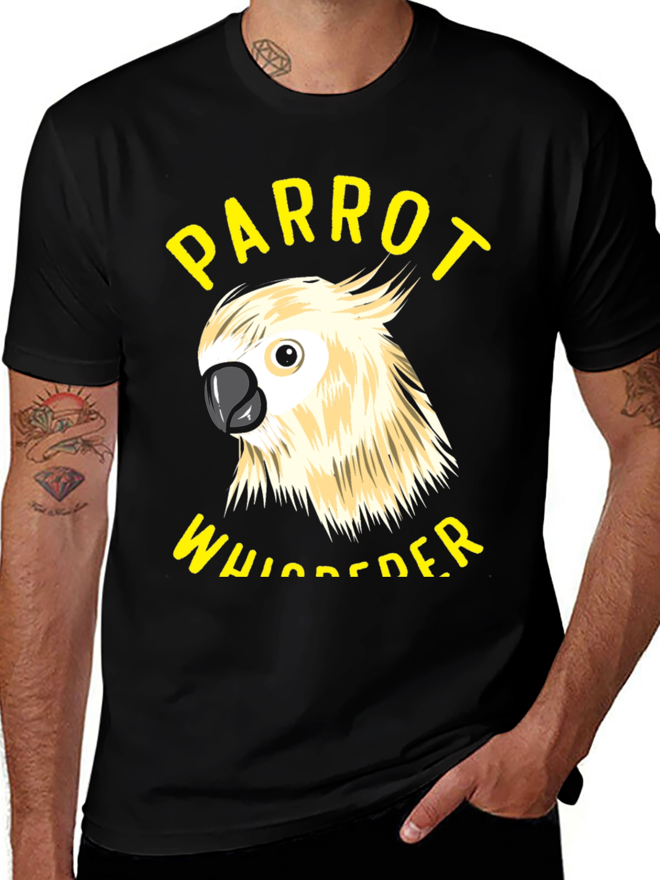 Variant 11 of Parrot Whisperer T-Shirt -  Animal Lover Tee