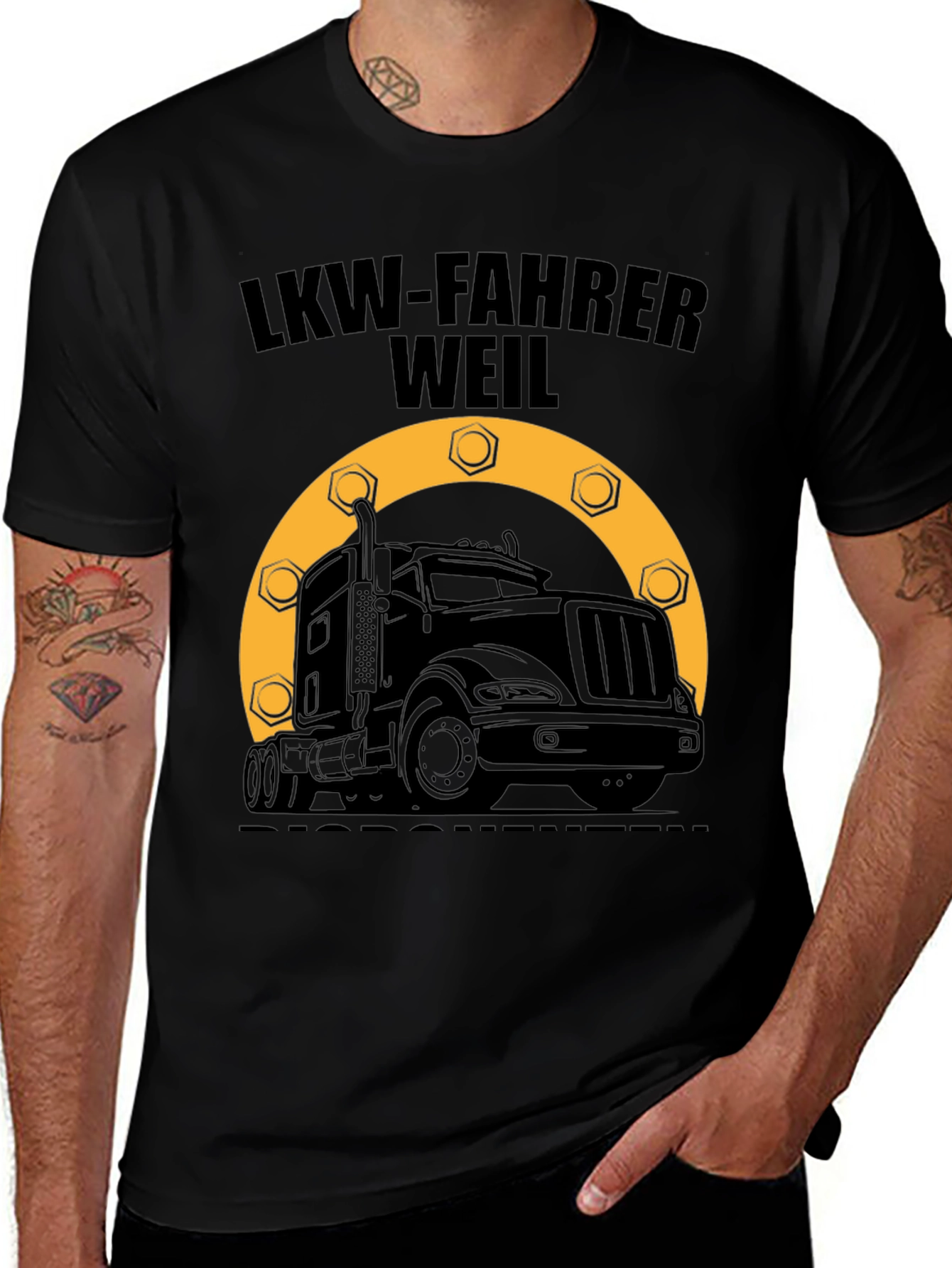 LKW-Fahrer Because Awesome Trucker T-Shirt