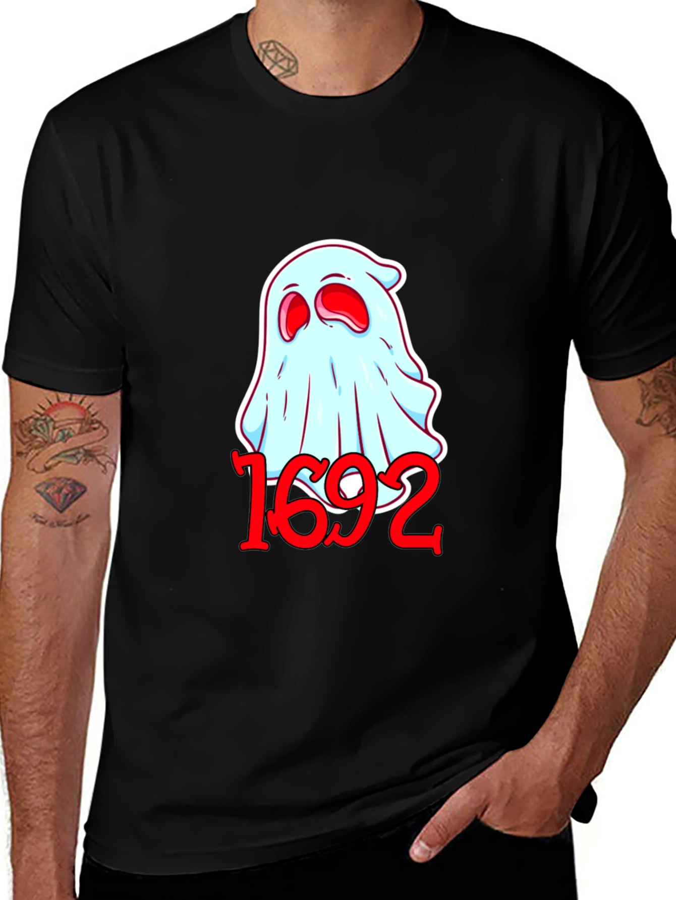 Variant 26 of Ghost & 1692 Halloween T-Shirt