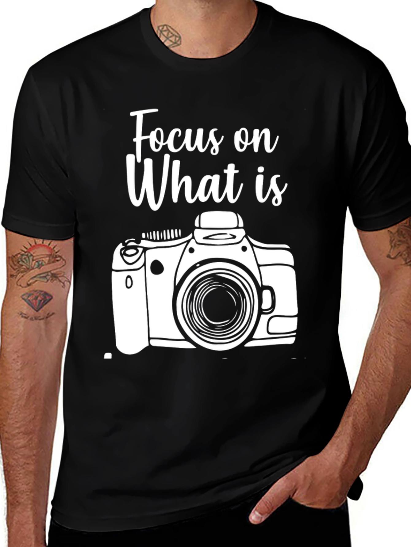 Variant 6 of Focus On What Is Camera Graphic Tee