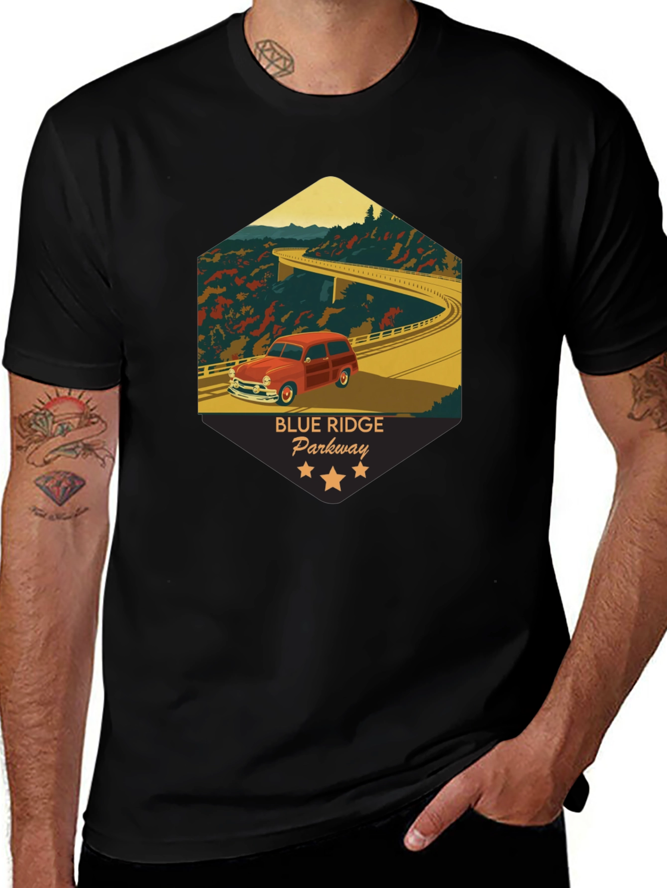 Variant 15 of Blue Ridge Parkway Graphic Tee