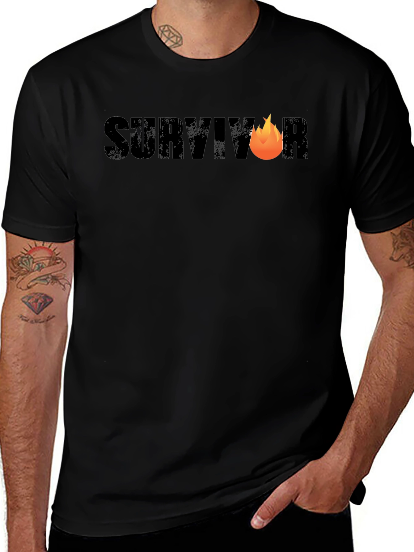 Survivor Graphic Tee - Soft & Durable Unisex Shirt